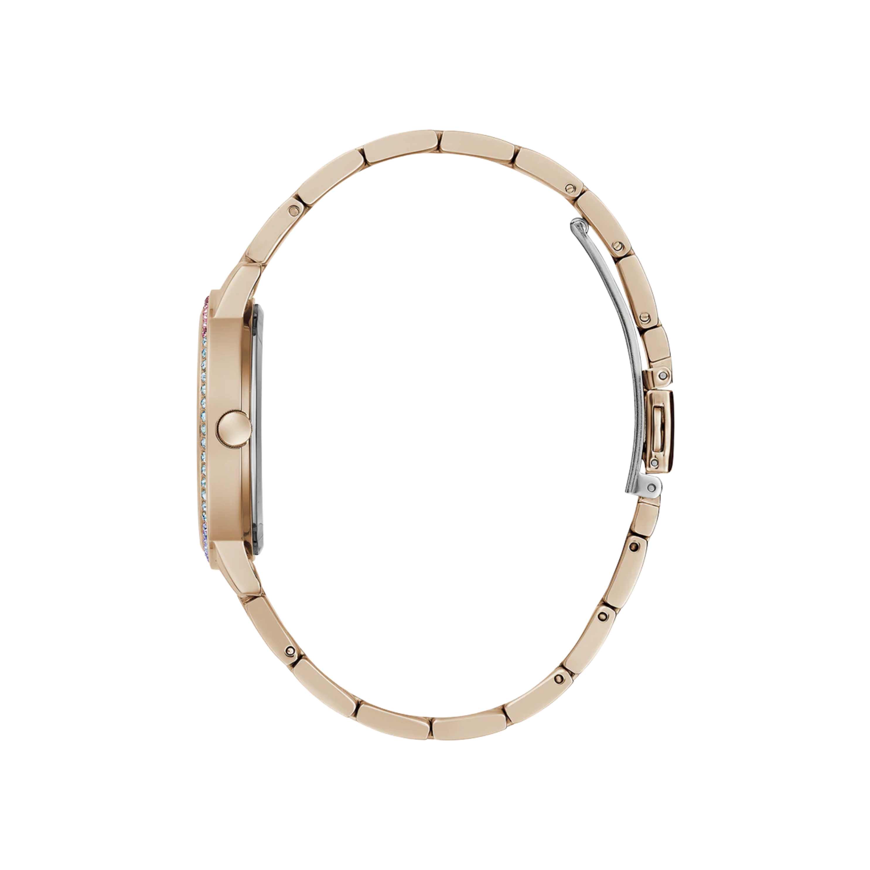 Guess Women Rose Gold Tone Date Watch GW0657L3 - Rose Gold