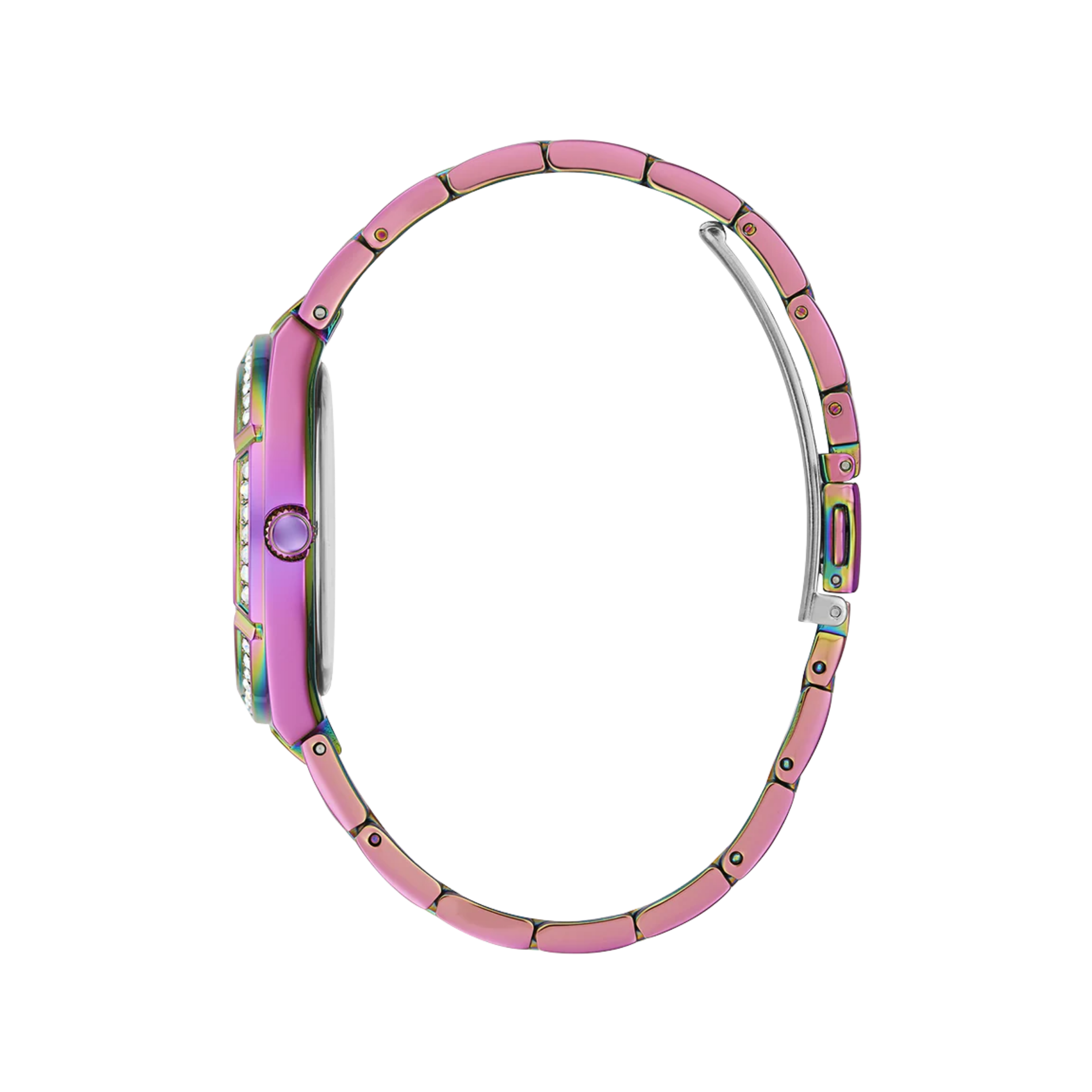 Guess Women Iridescent Analog Watch - Purple