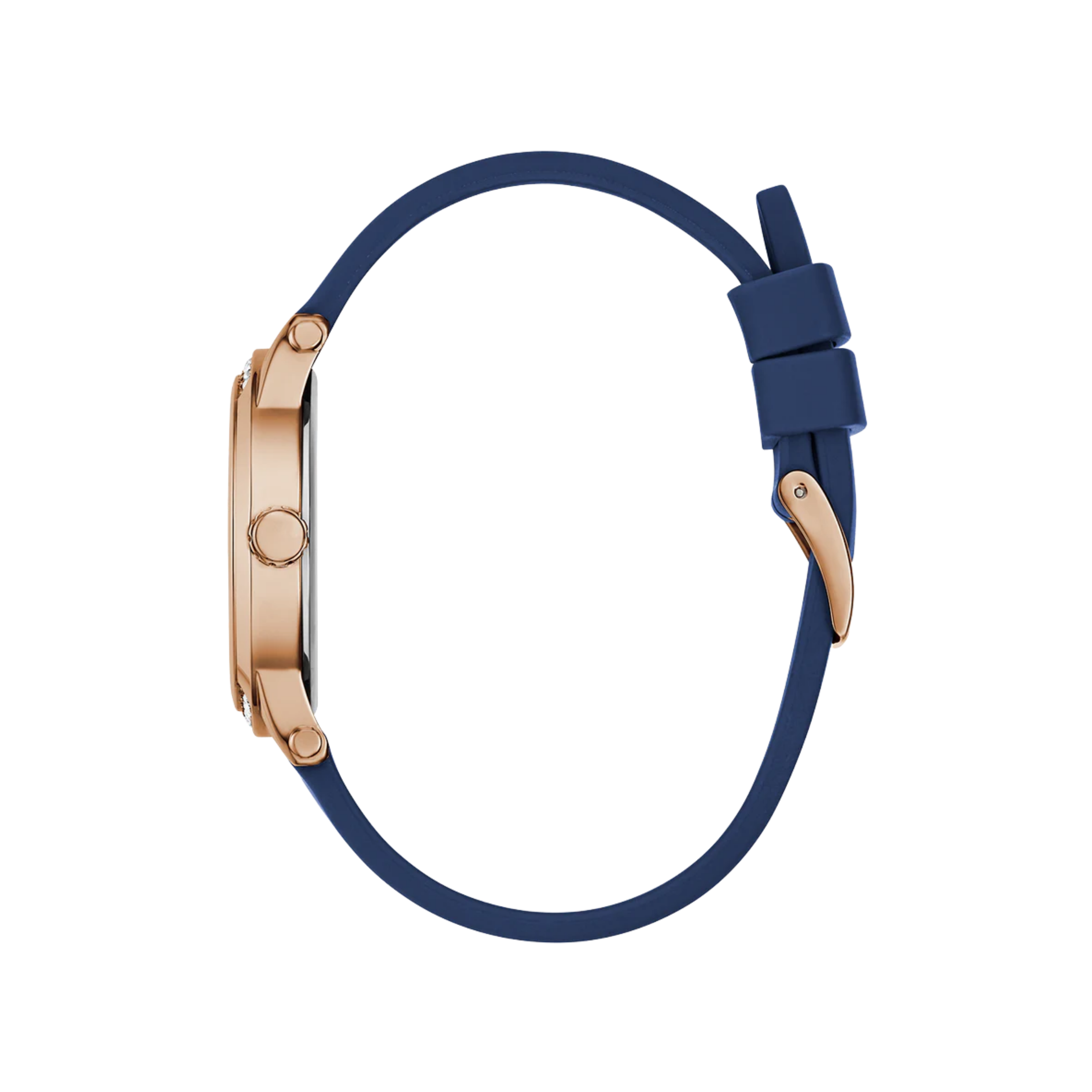 Guess Women Blue Rose Gold Tone Analog Watch GW0860L2 - Blue Rose Gold
