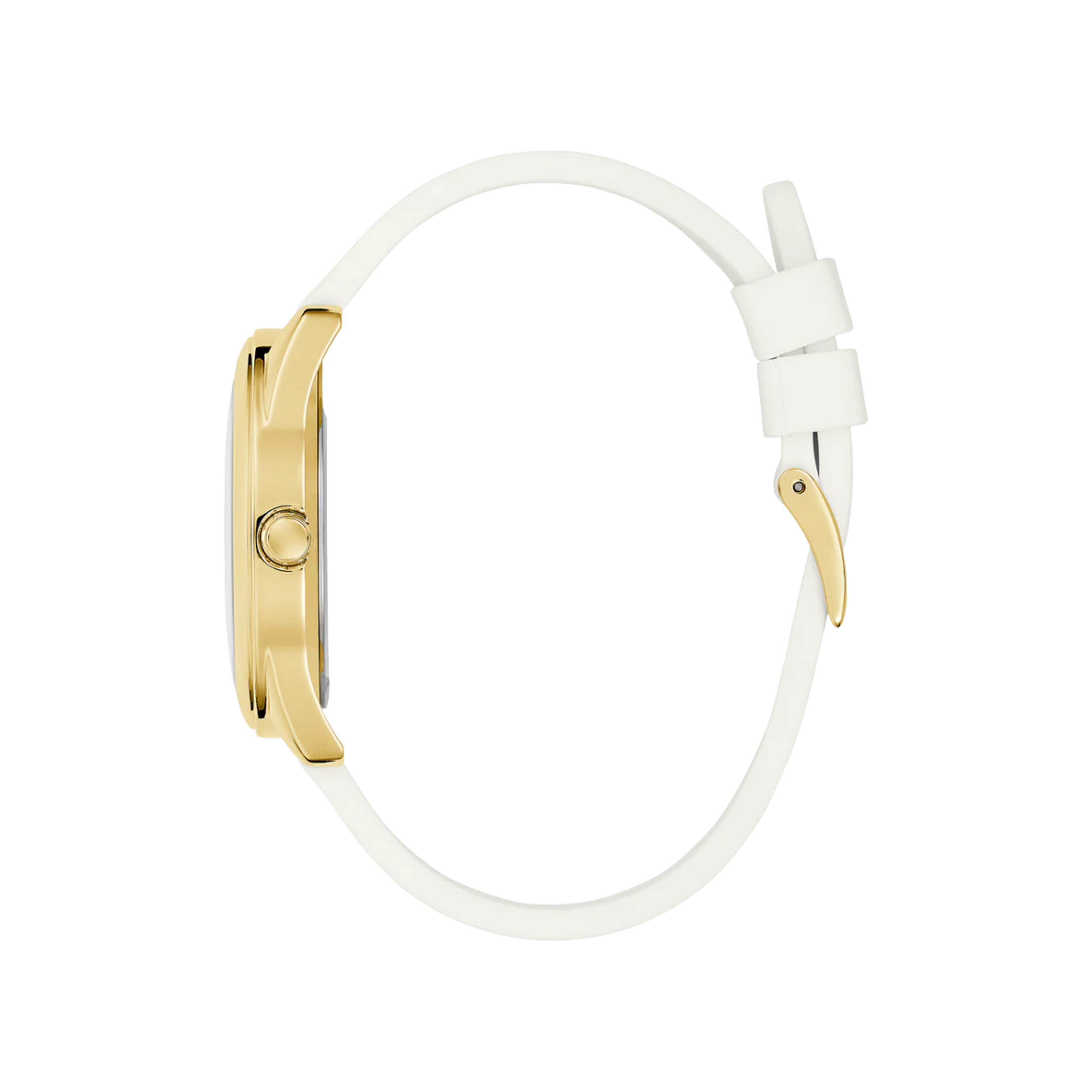Guess Women White Gold Tone Analog Watch U1203L1M - White Gold