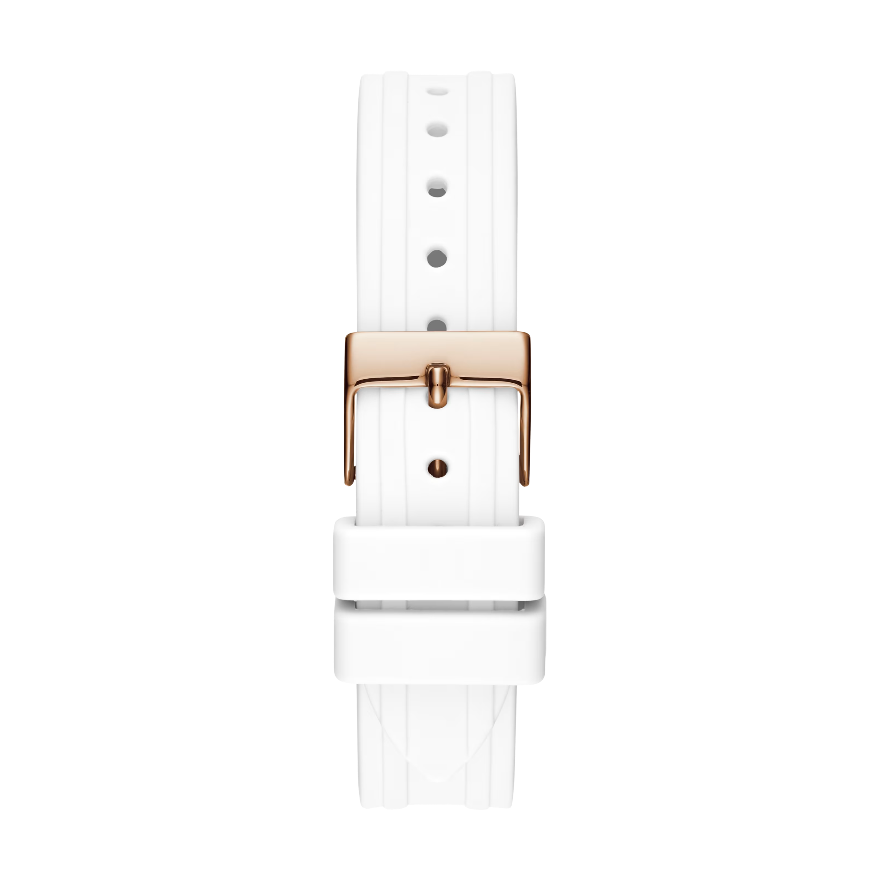 Guess Women Rose Gold Tone and White Analog Watch - White Multi