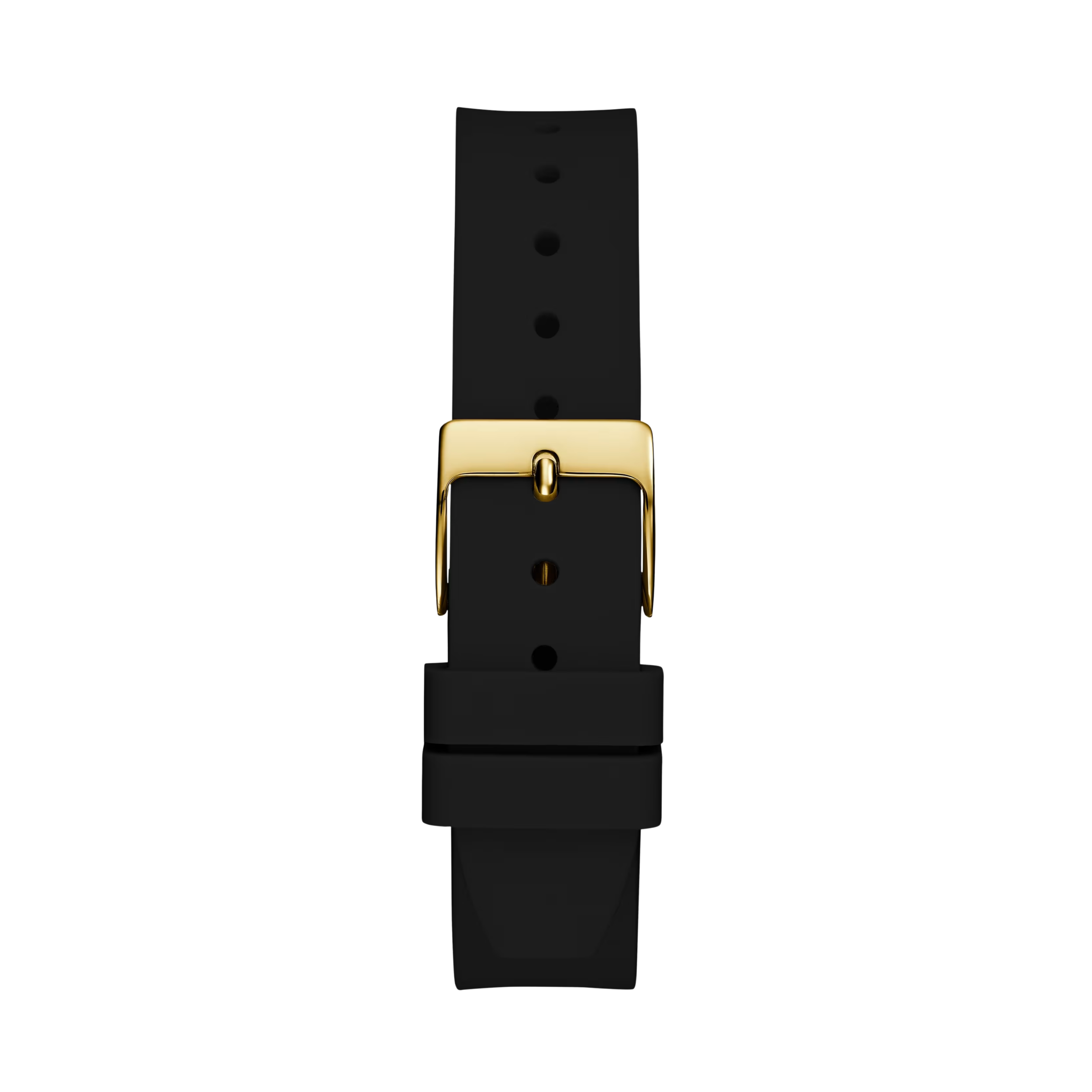 Guess Women Two Tone Silicon Analog Watch - Black
