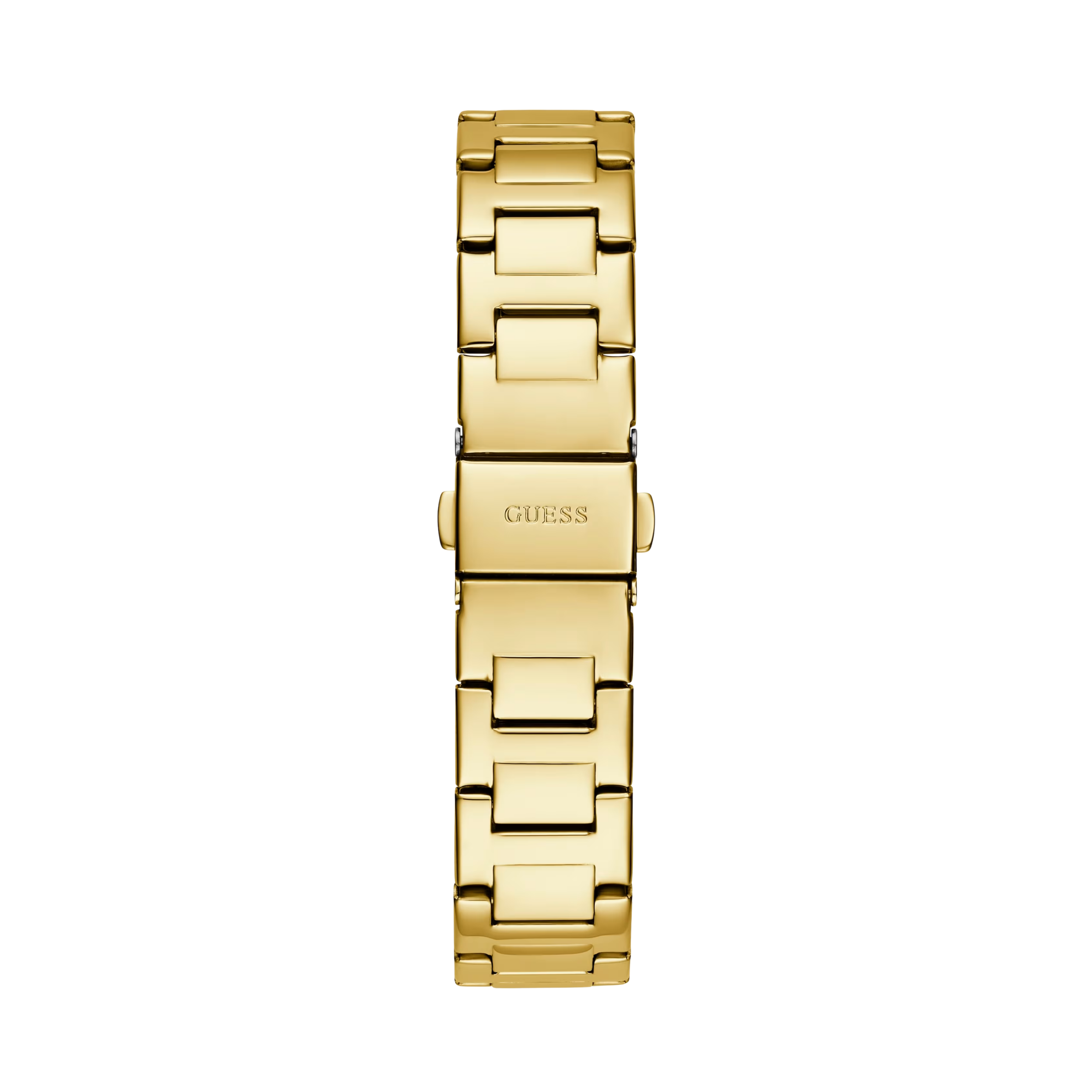 Guess Women Gold Tone Studded Analog Watch - Gold