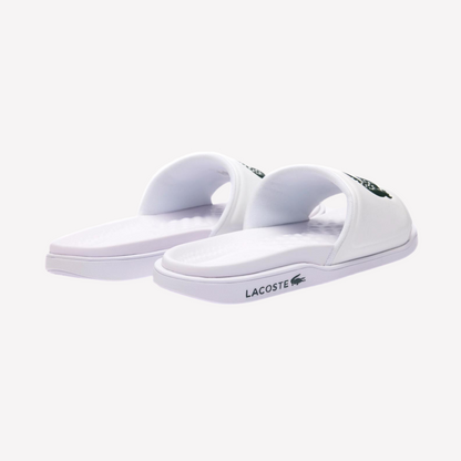 Lacoste Men Croco Dualiste Slides - White