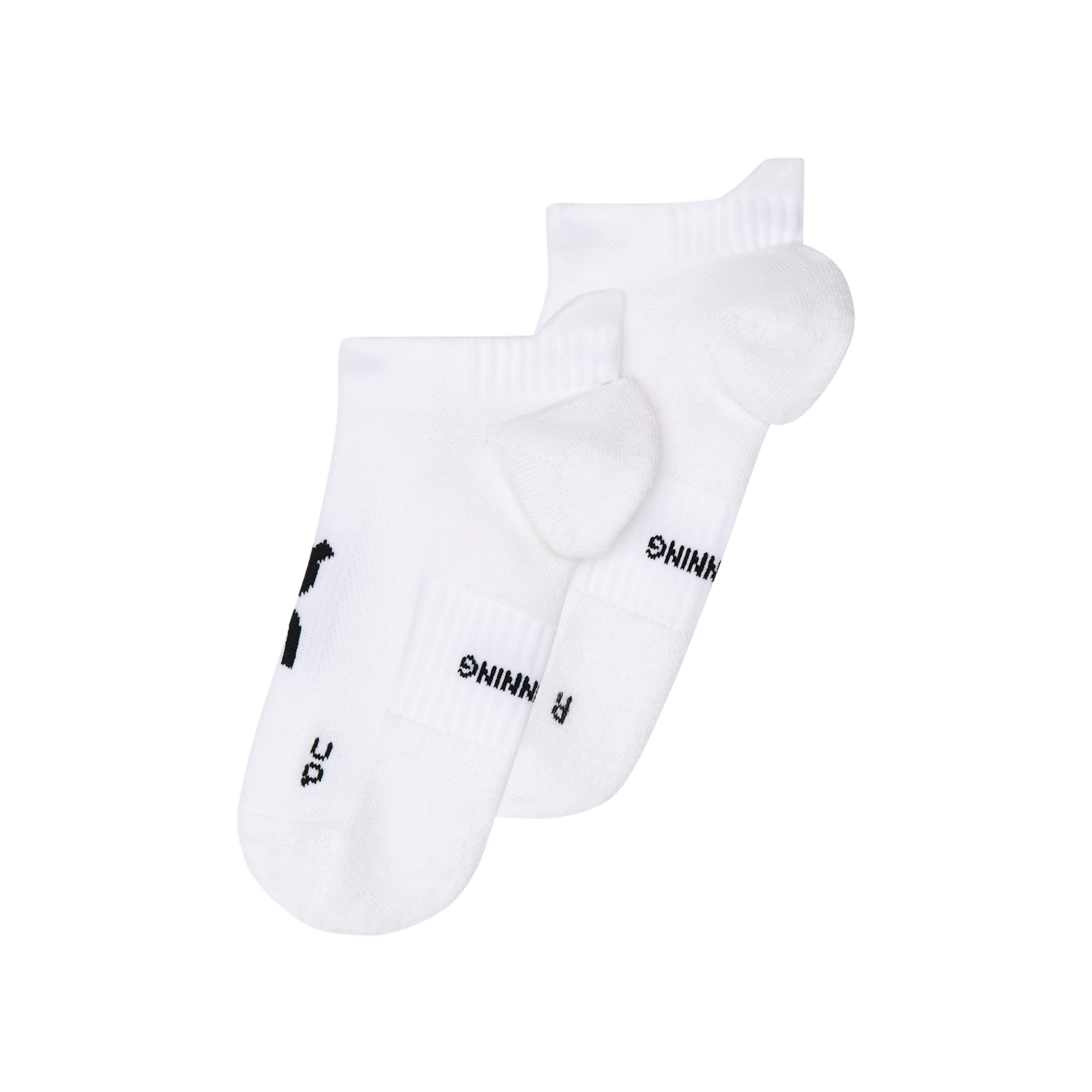 On Core Run Sock Low 2P - White