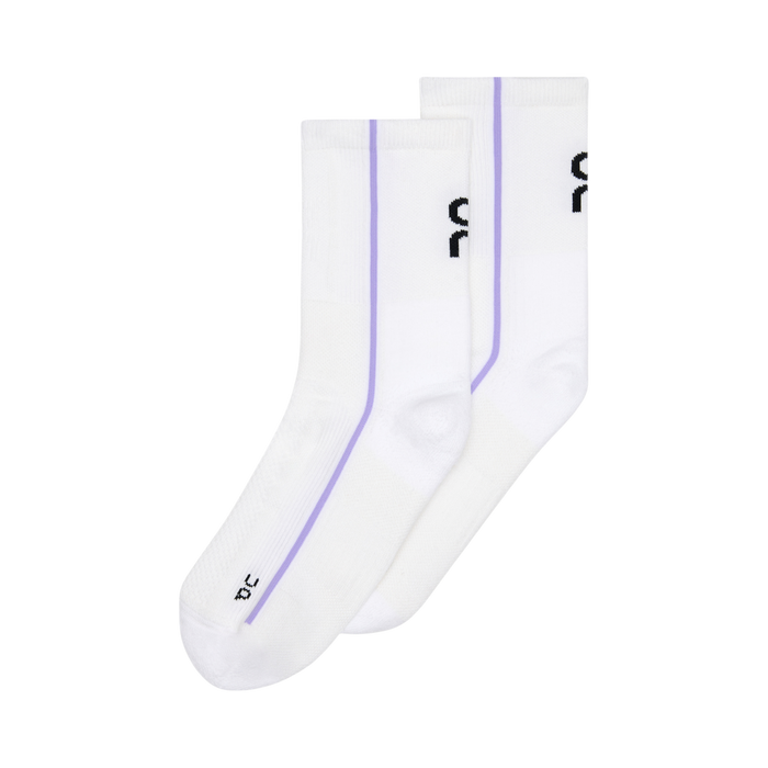 On Court Sock High - White Bloom