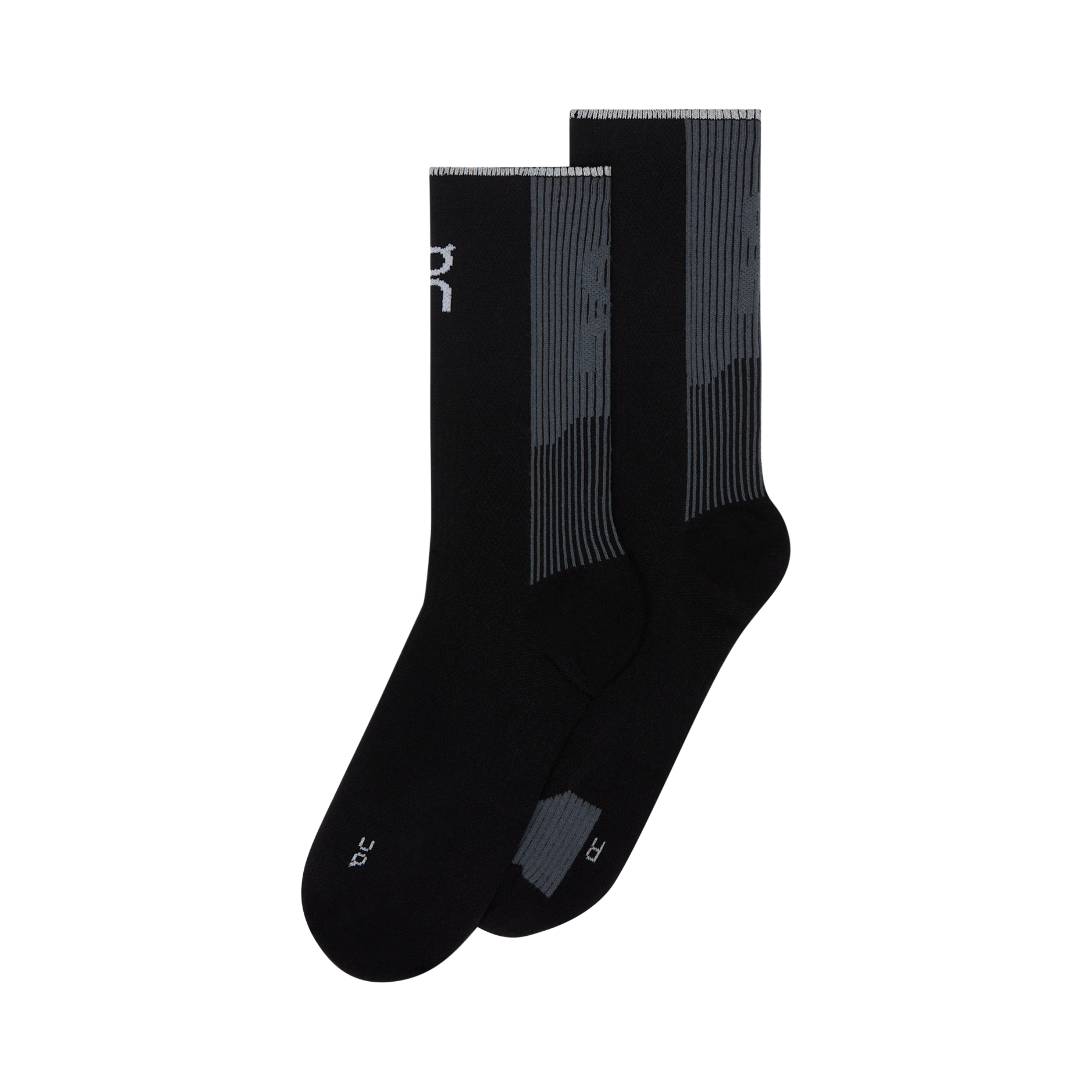 On Performance Run Sock High - Black Eclipse