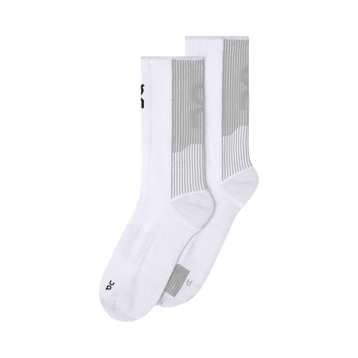 On Performance Run Sock High - White Glacier