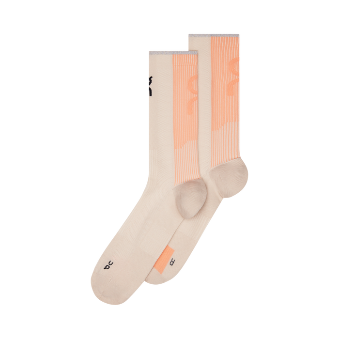 On Performance Run Sock High - Pearl Sunstone