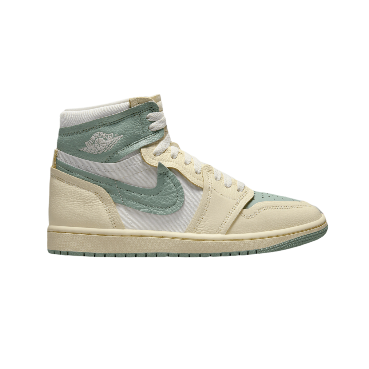 靴 Nike Women's Air Jordan 1 High MM Nike Women's Jordan Air Jordan 1 MM High - Legend Sand Jade