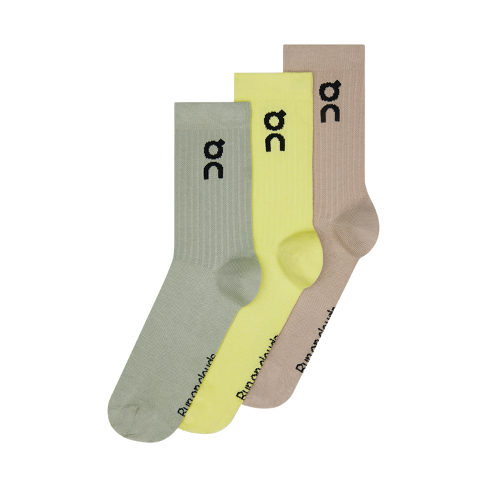 On Logo Sock High 3P - Lemonade Tin