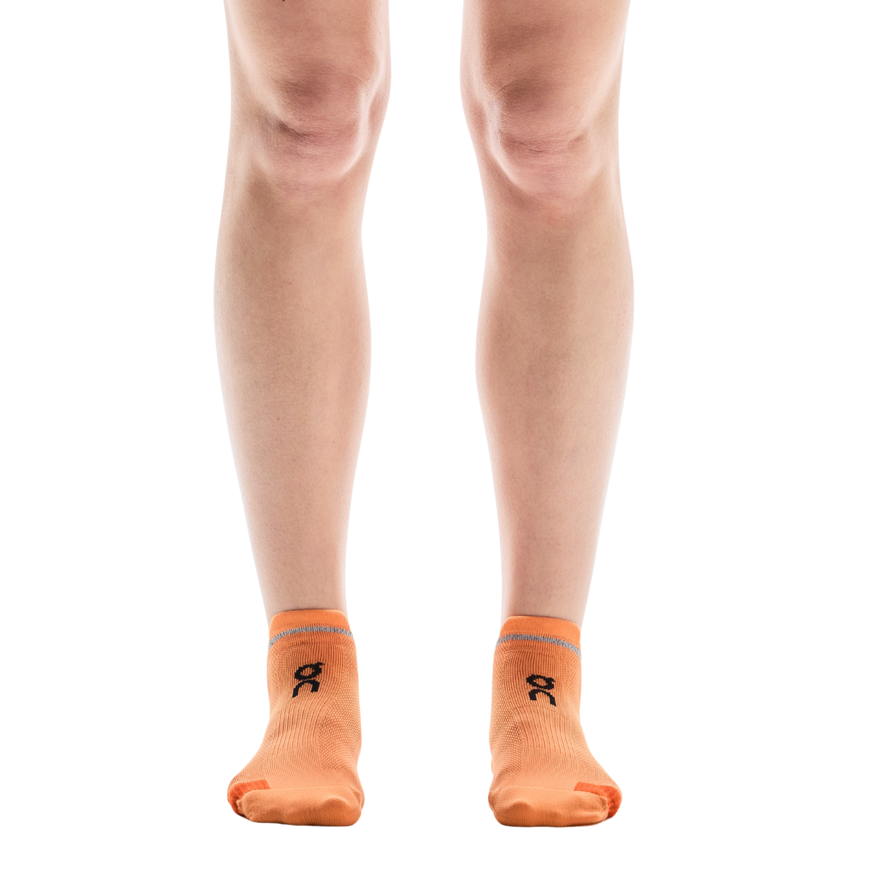 On Performance Run Sock Low - Tangerine Flame