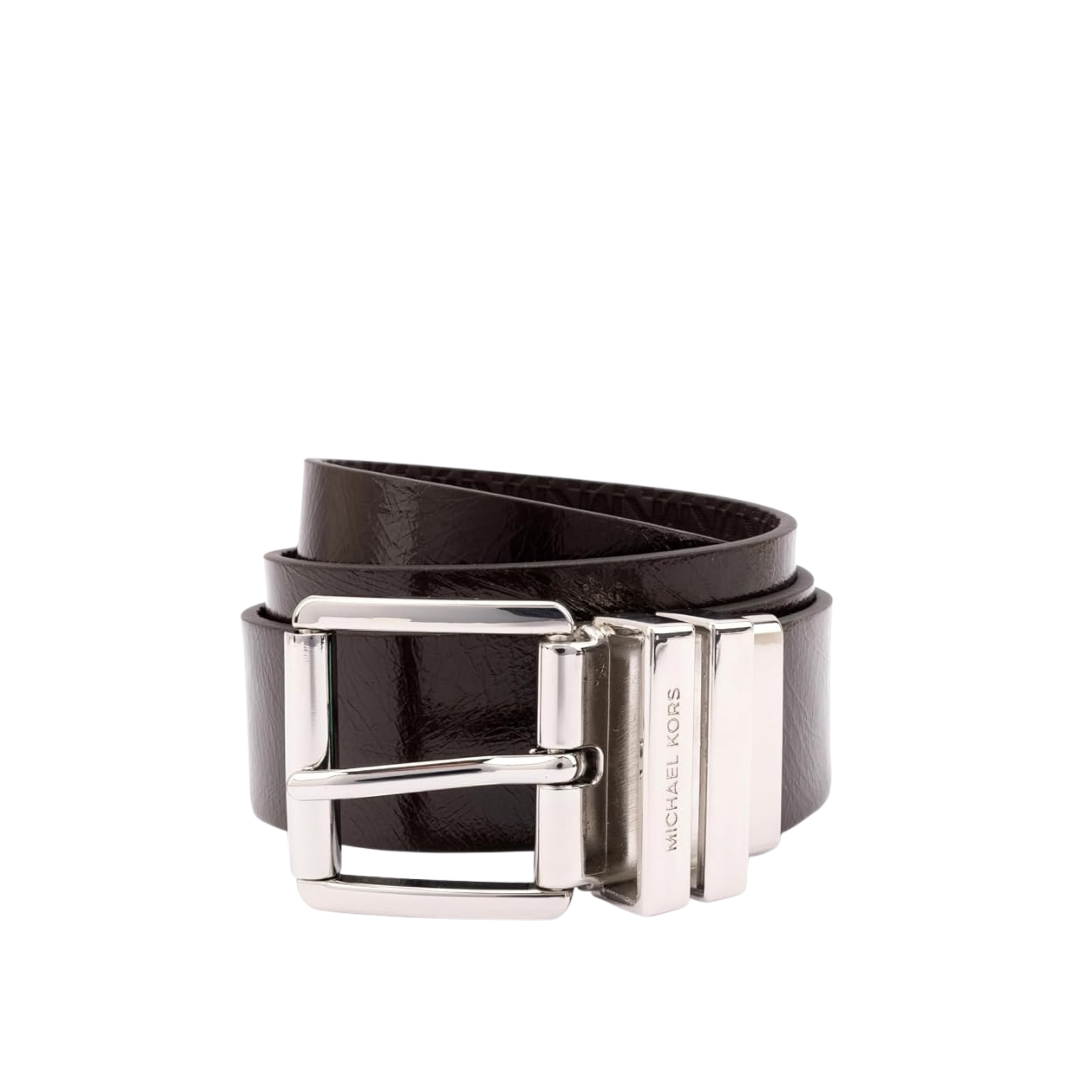 Michael Kors Women 1.5 Inch Leather Reversible Belt - Chocolate
