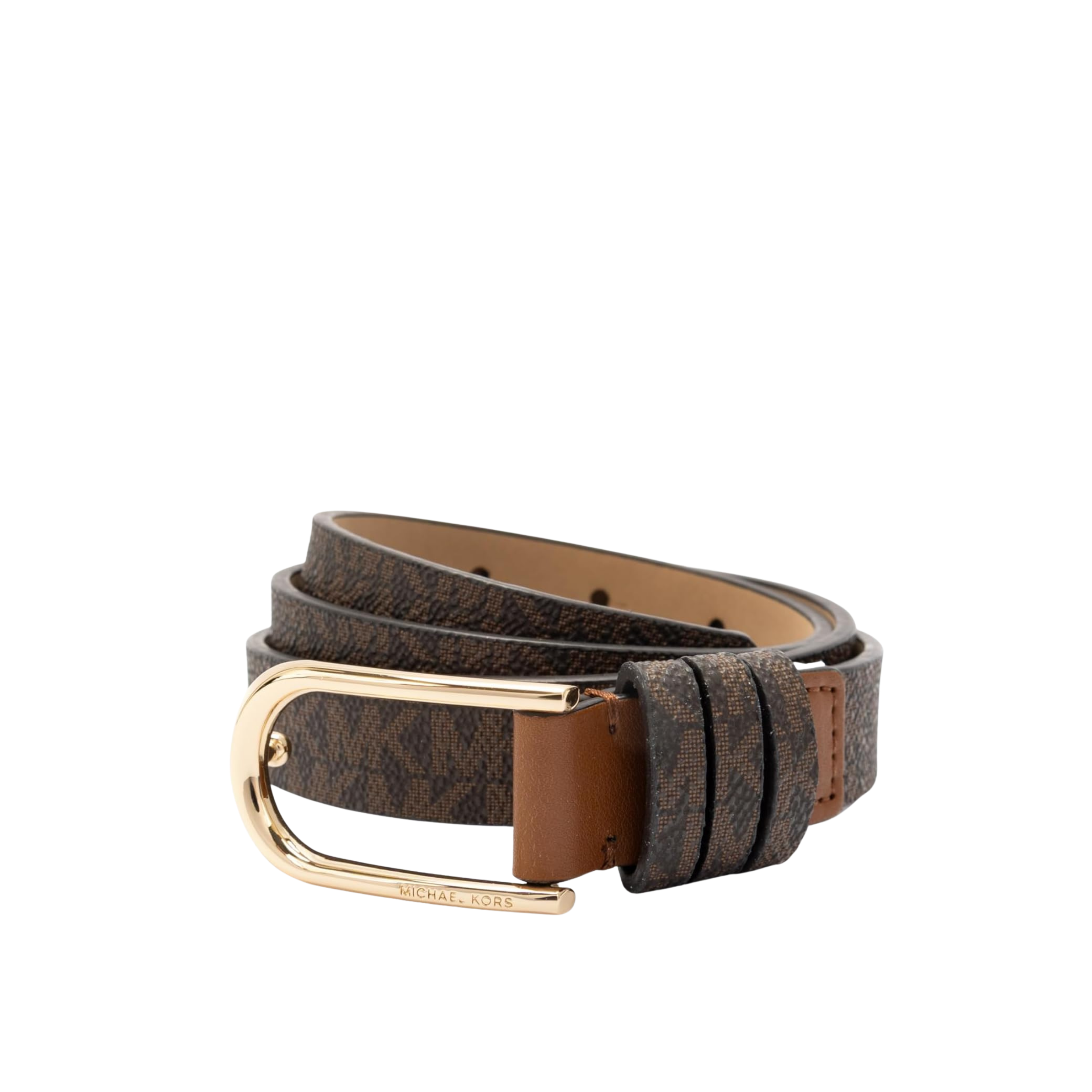 Michael Kors Women 20mm Non Reversible Leather Belt - Brown
