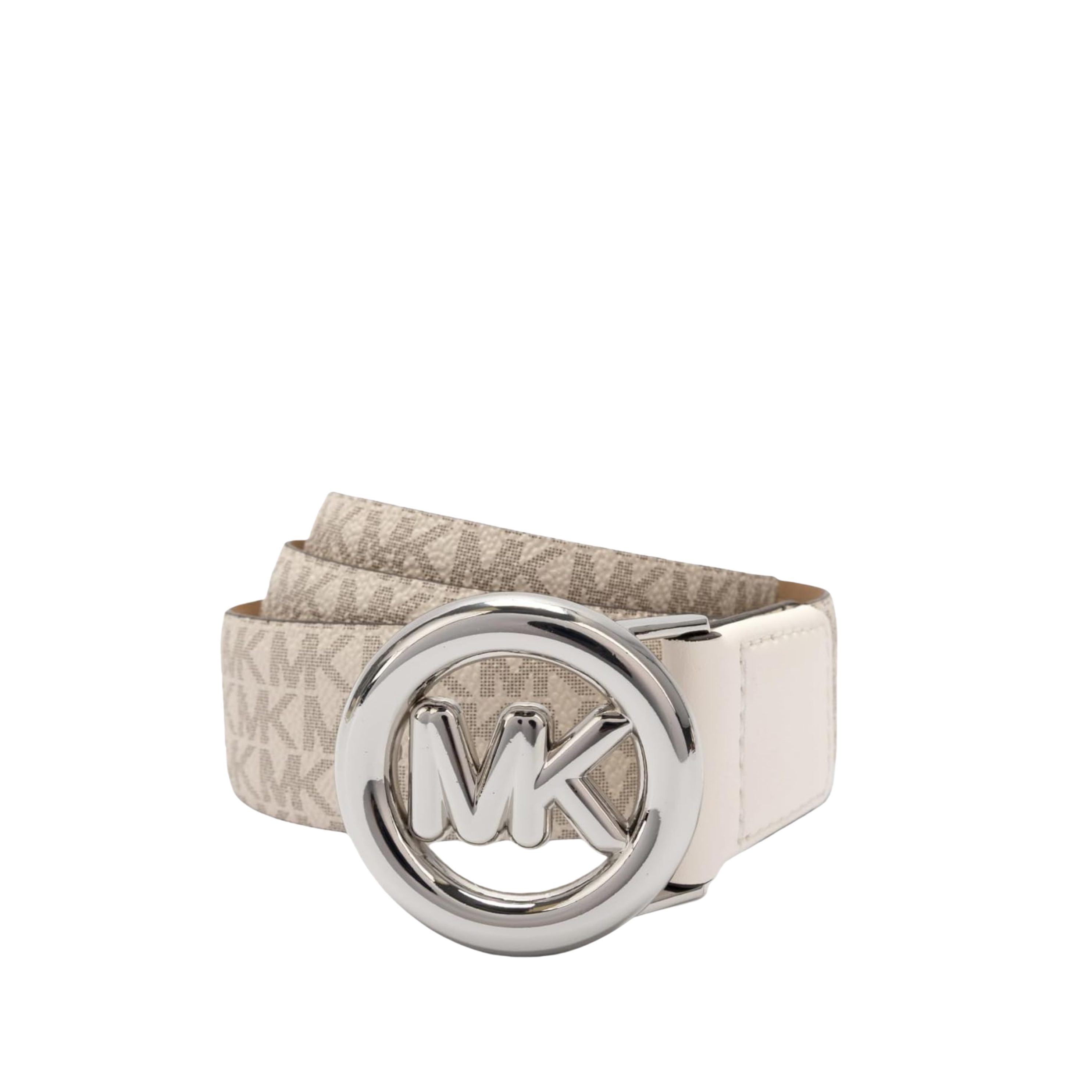 Michael Kors Women Non Reversible Leather Belt - Vanilla