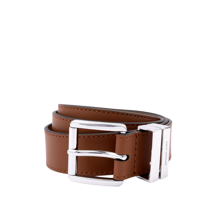 Michael Kors Women 1.25 Inch Leather Belt - Luggage
