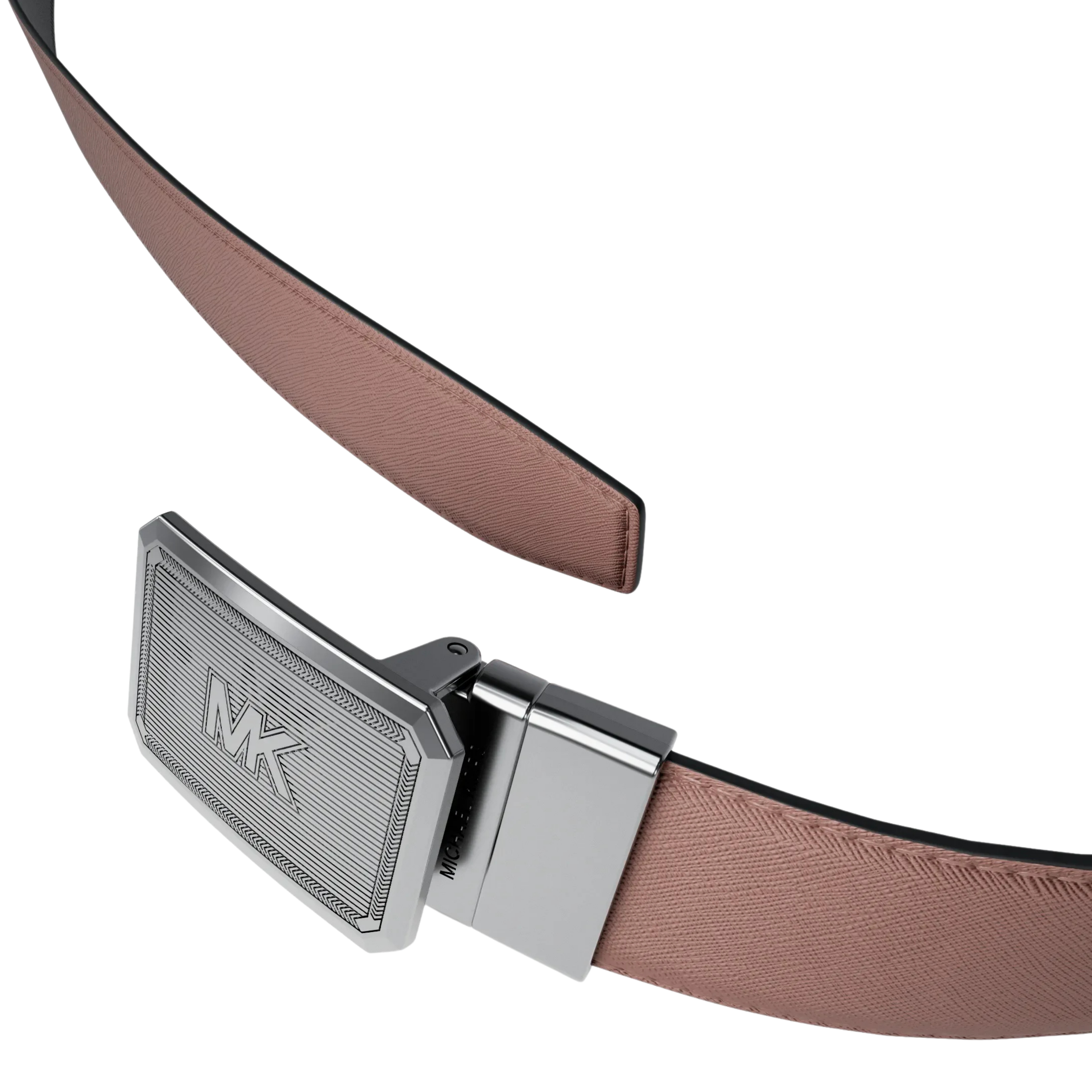 Michael Kors Men Reversible Leather Belt - Mocha Black