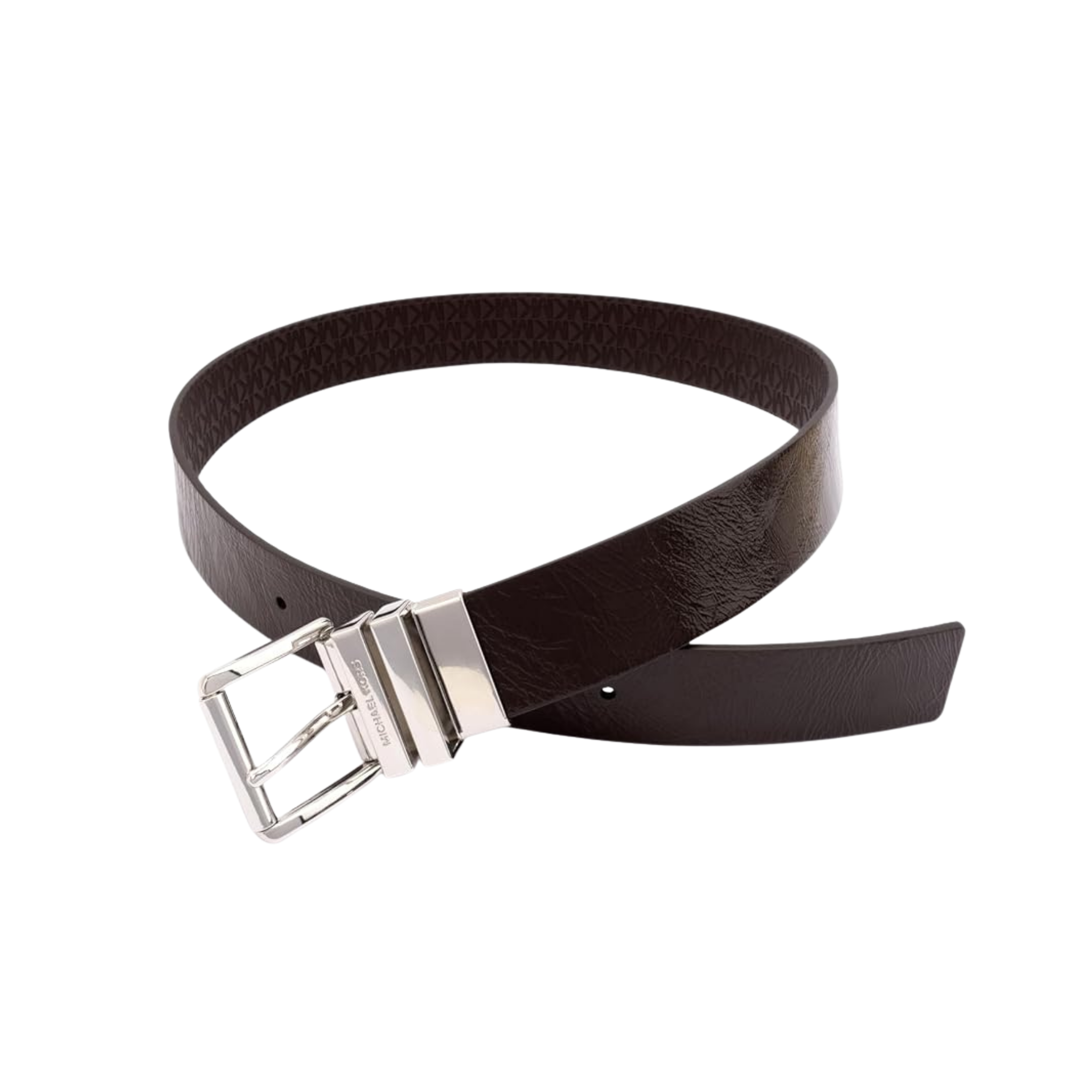 Michael Kors Women 1.5 Inch Leather Reversible Belt - Chocolate