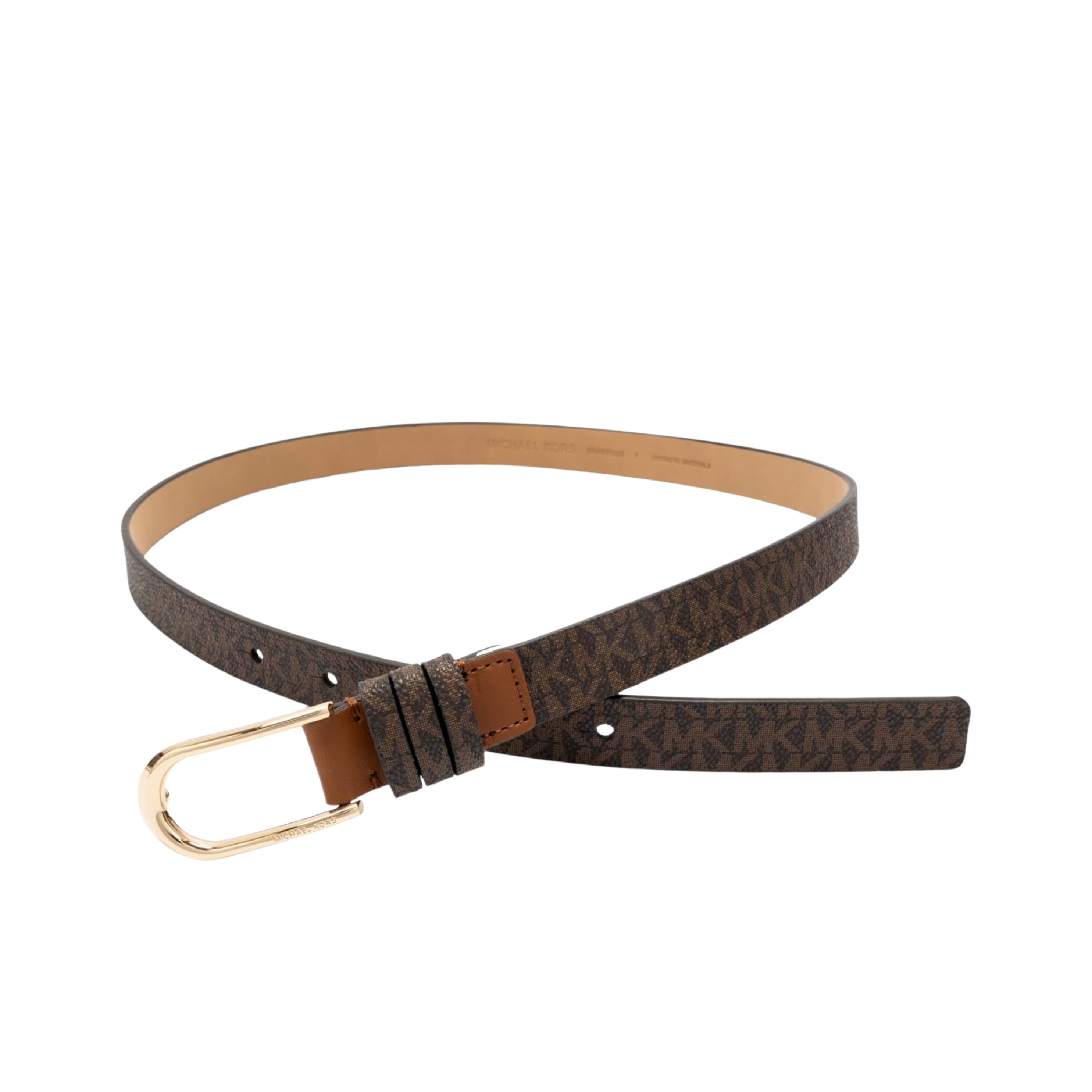 Michael Kors Women 20mm Non Reversible Leather Belt - Brown