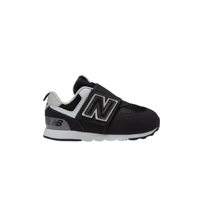New Balance Toddler 574 - Black Silver Metallic