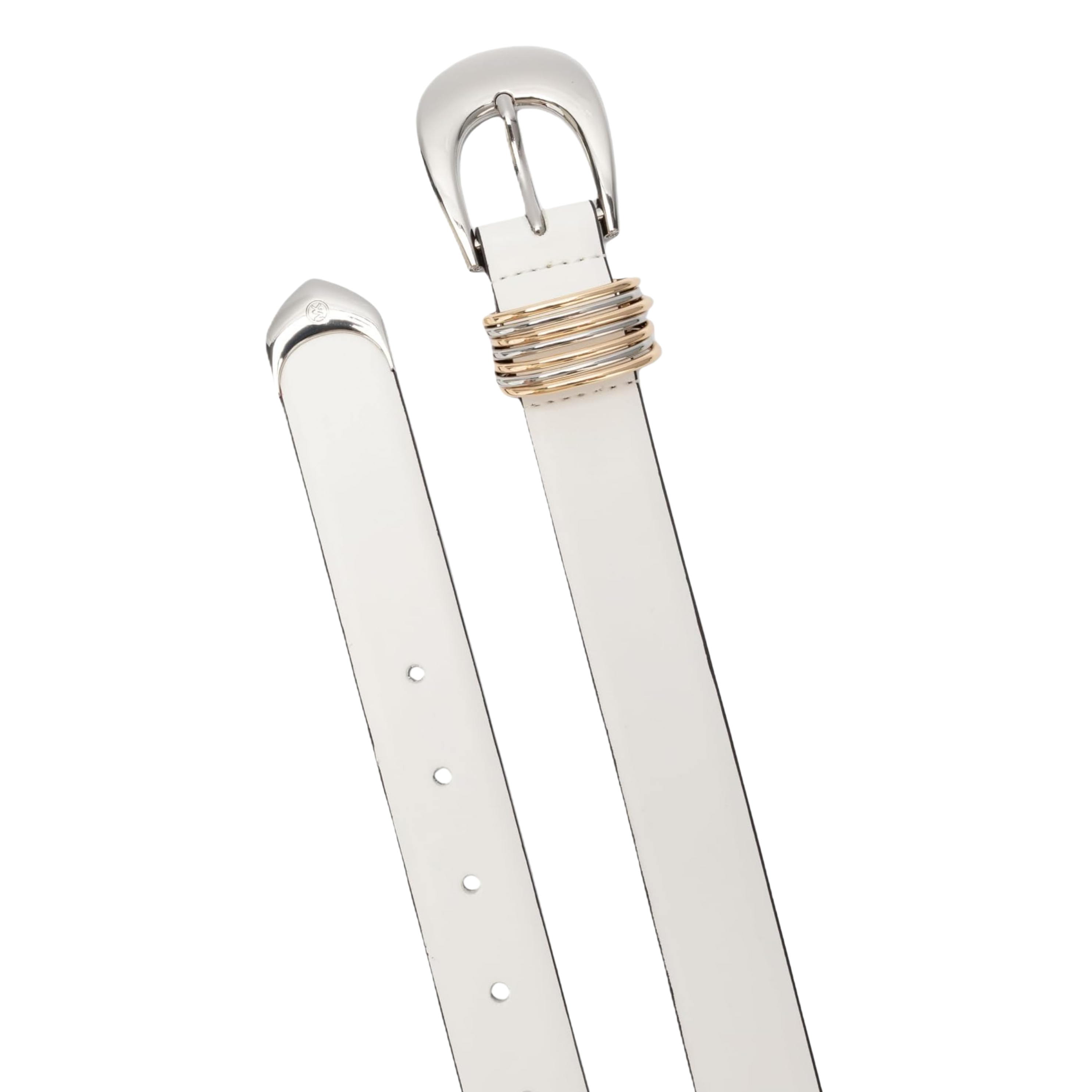 Michael Kors Women 1.2 Inch Belt - Optic White