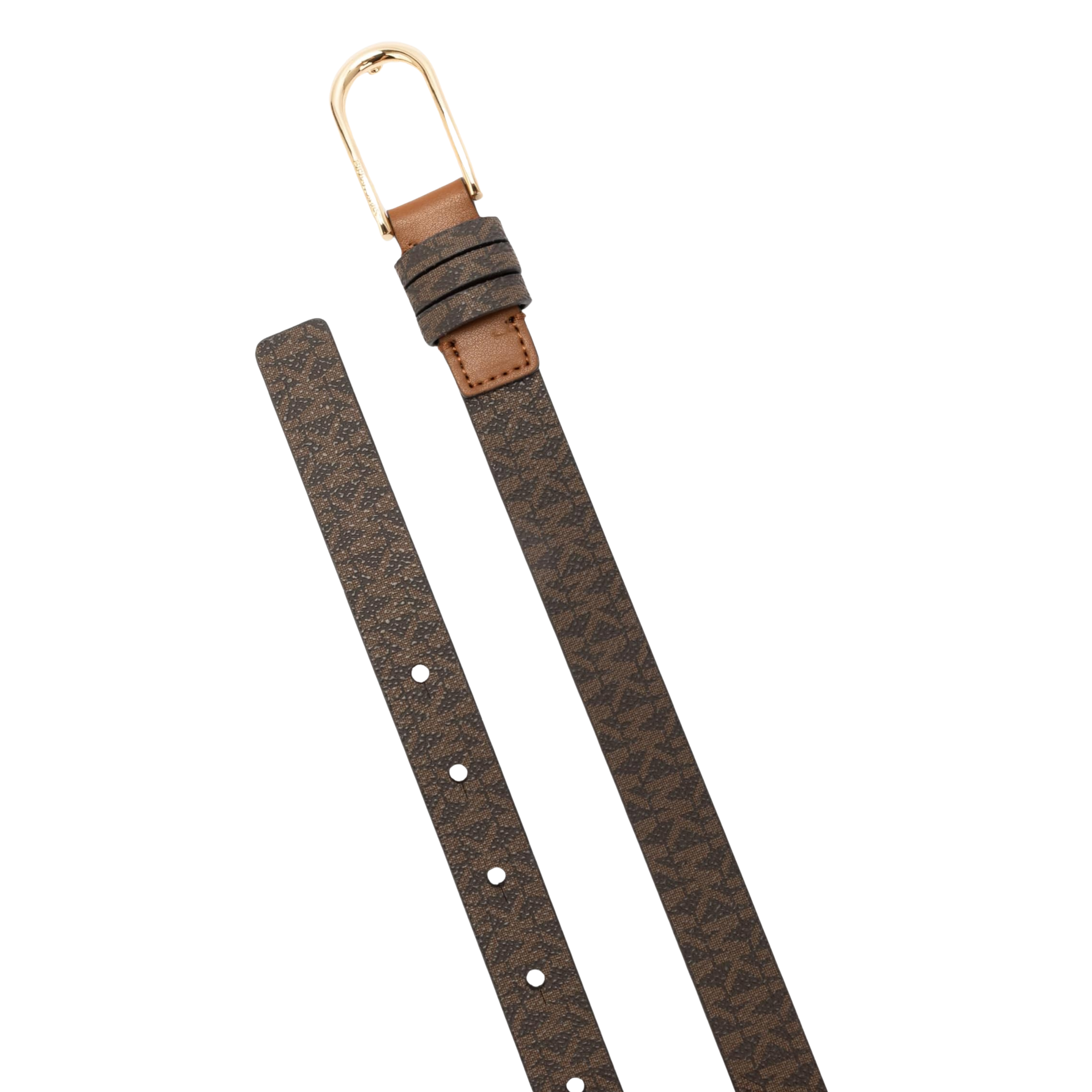 Michael Kors Women 20mm Non Reversible Leather Belt - Brown