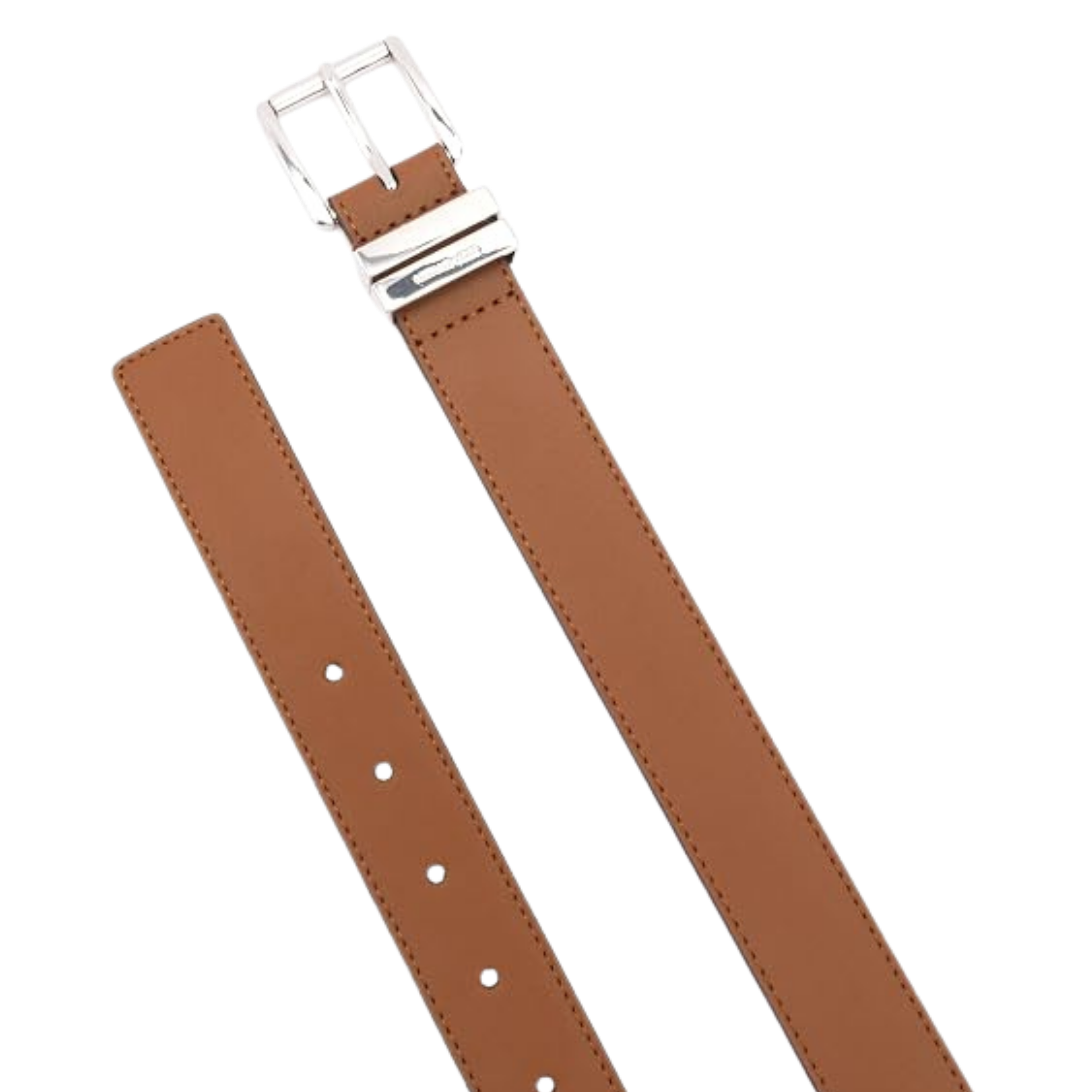 Michael Kors Women 1.25 Inch Leather Belt - Luggage