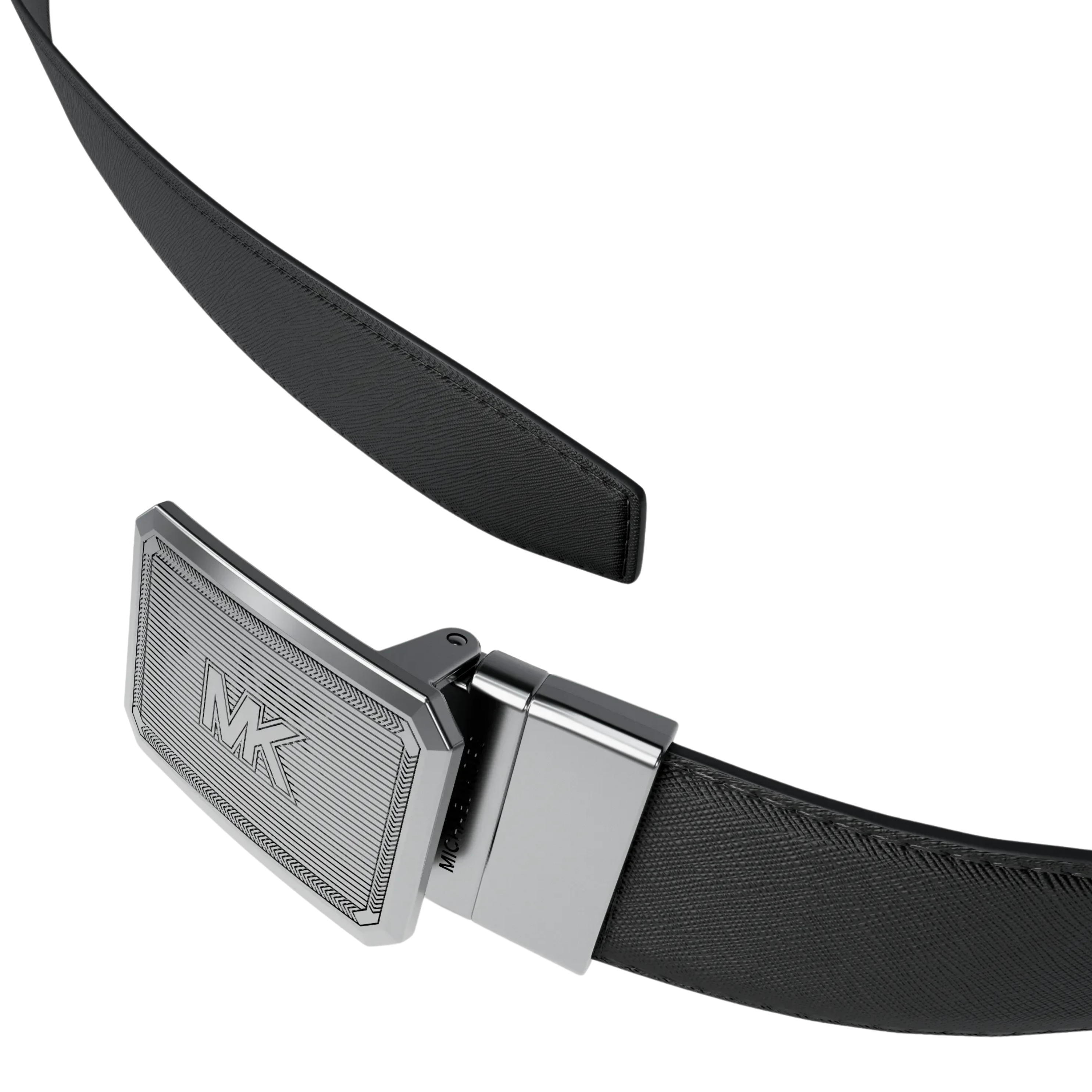 Michael Kors Men Reversible Leather Belt - Black Black