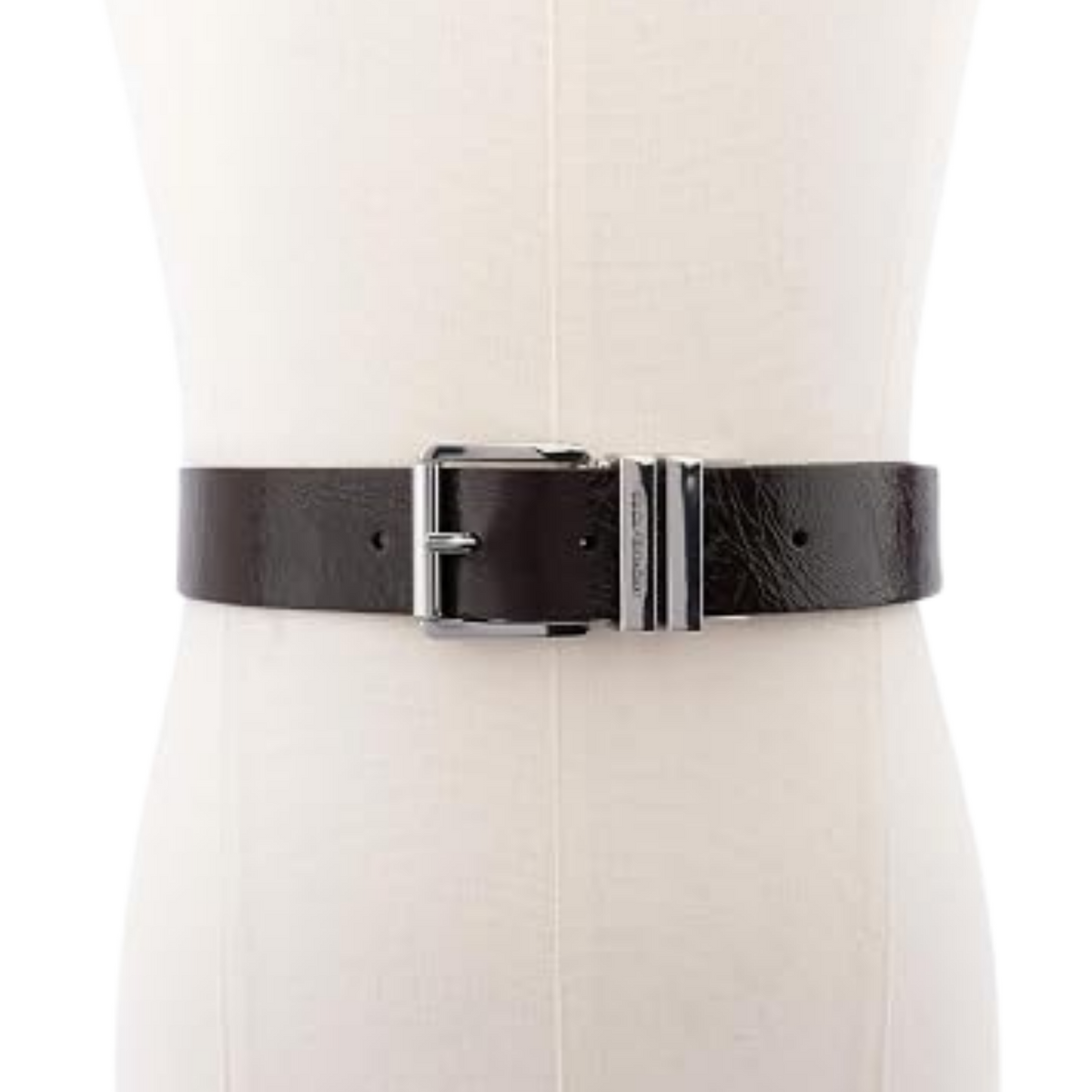 Michael Kors Women 1.5 Inch Leather Reversible Belt - Chocolate