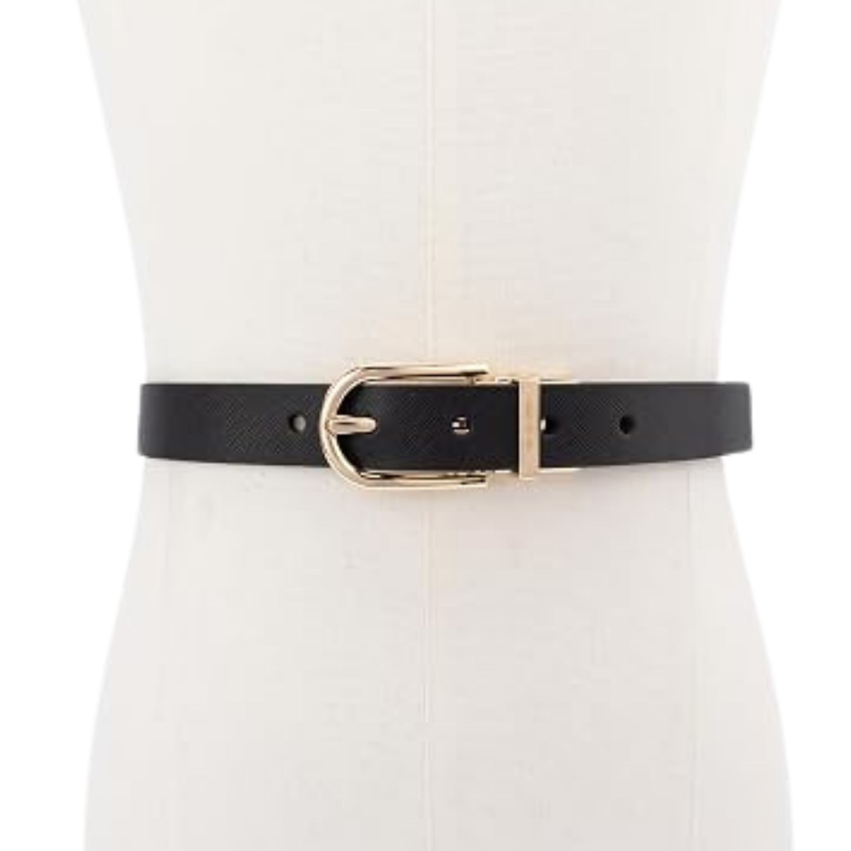 Michael Kors Women 1 Inch Reversible To Saffiano Leather Belt - Black Brown