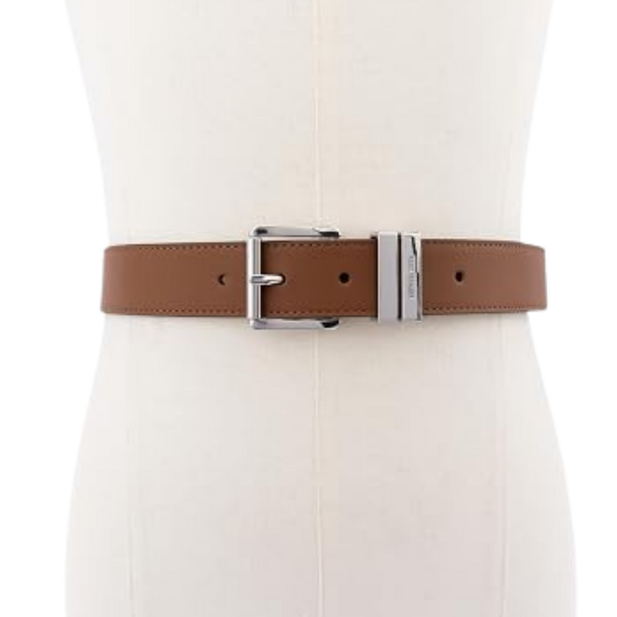 Michael Kors Women 1.25 Inch Leather Belt - Luggage
