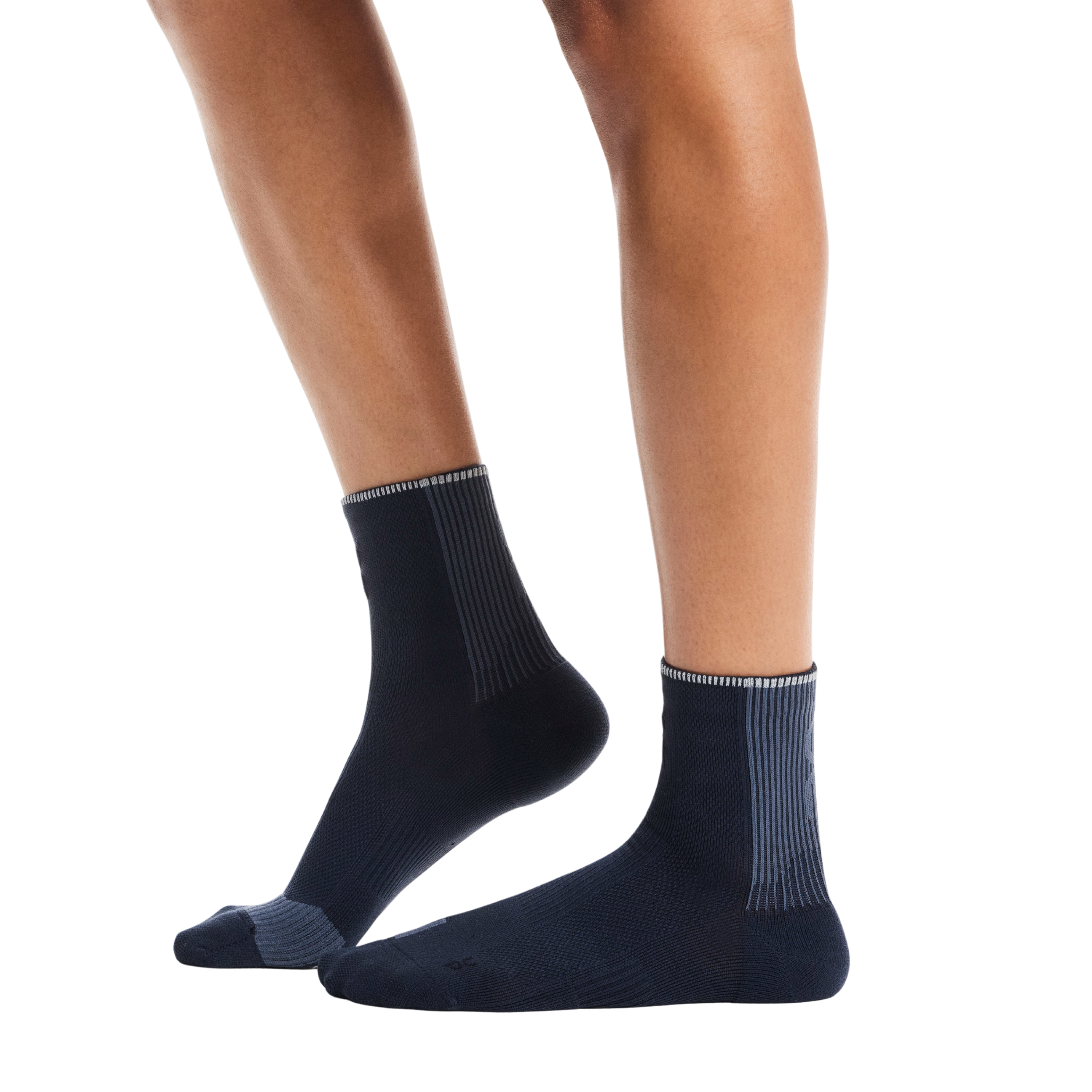 On Performance Run Sock Mid - Navy