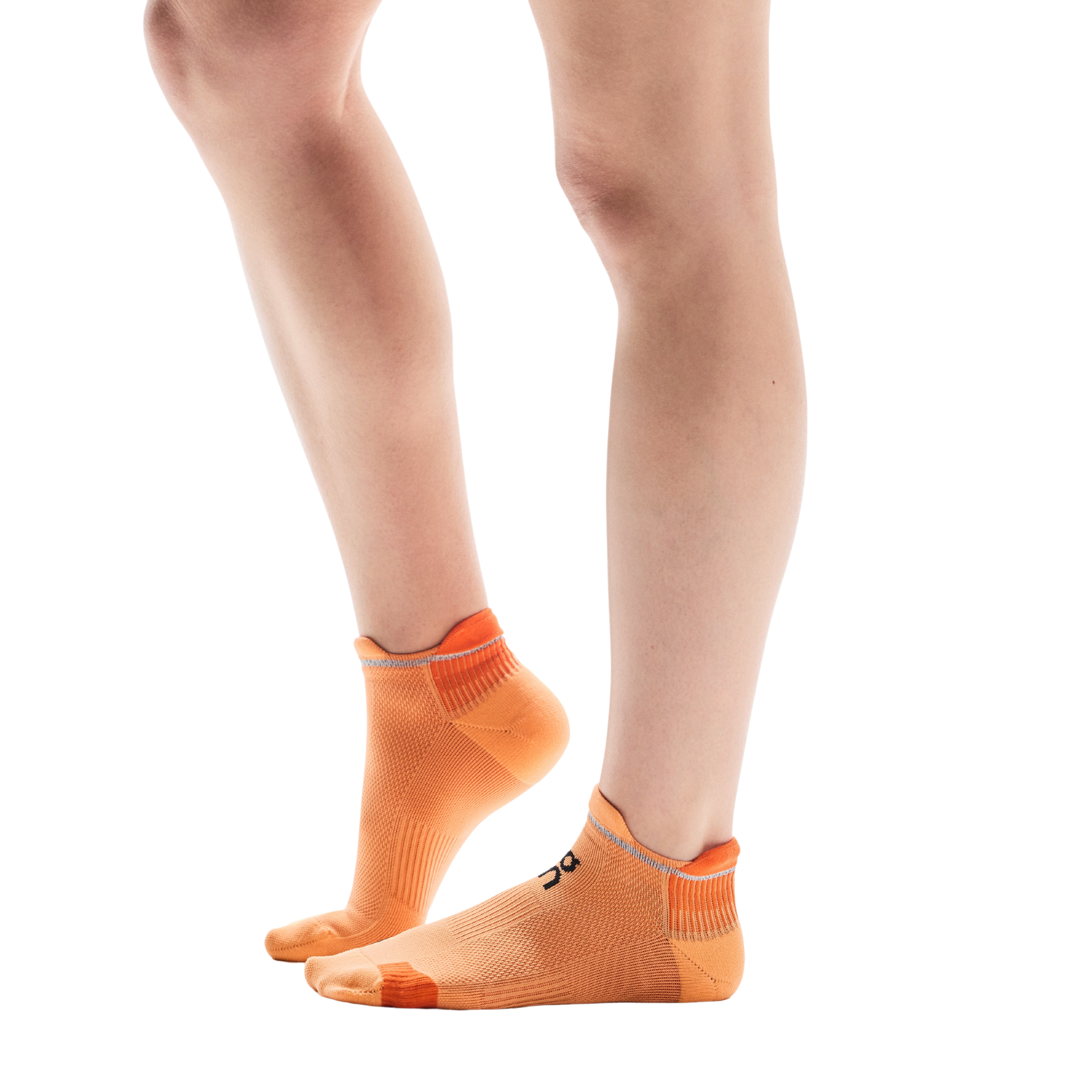 On Performance Run Sock Low - Tangerine Flame