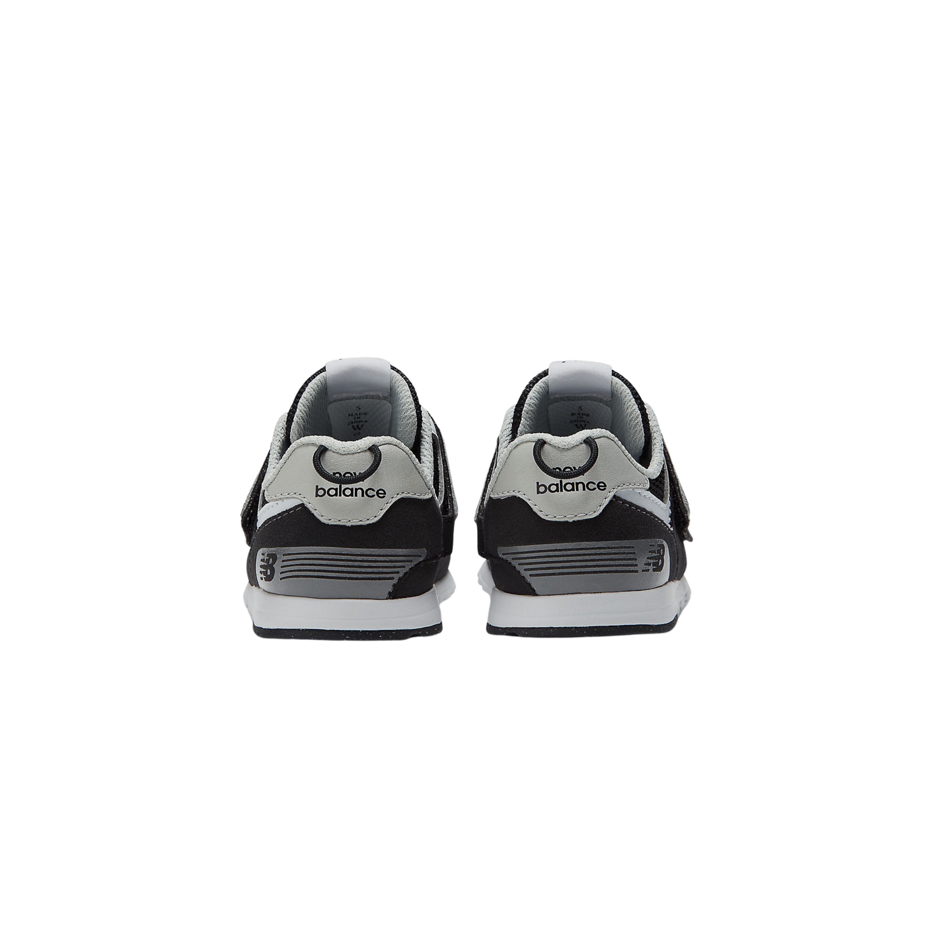 New Balance Toddler 574 - Black Silver Metallic