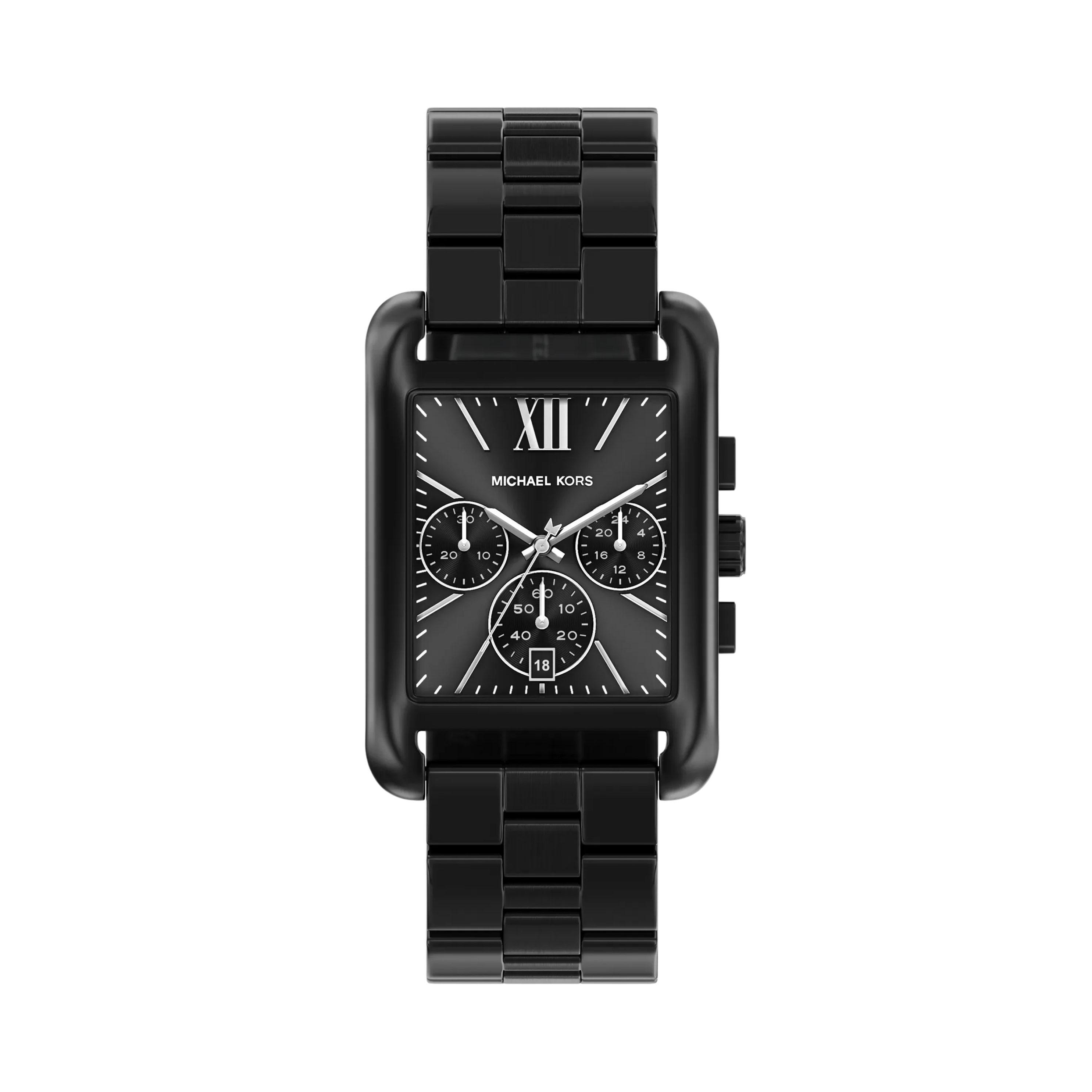 Michael Kors Women Oversized Monroe Black Tone Watch  - Black