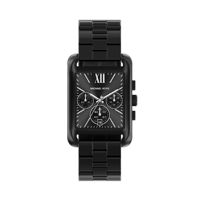 Michael Kors Women Oversized Monroe Black Tone Watch  - Black