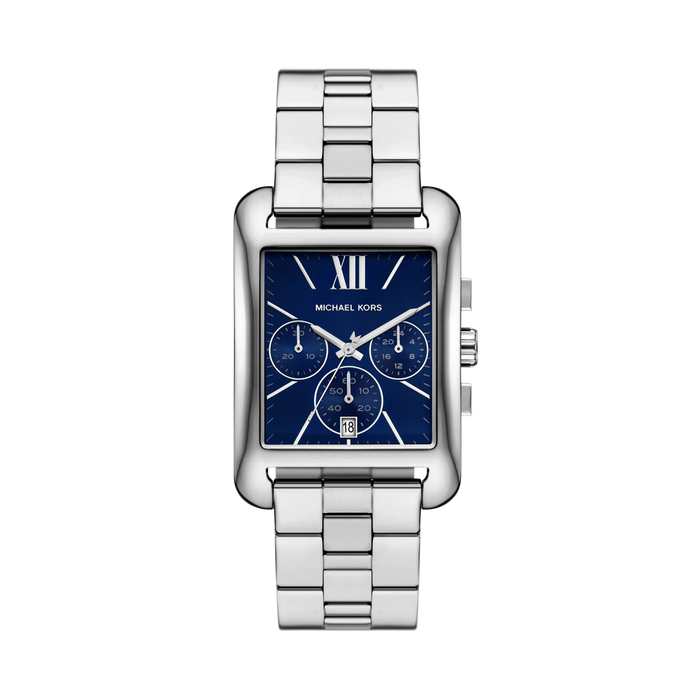 Michael Kors Women Monroe Silver Tone Watch - Silver