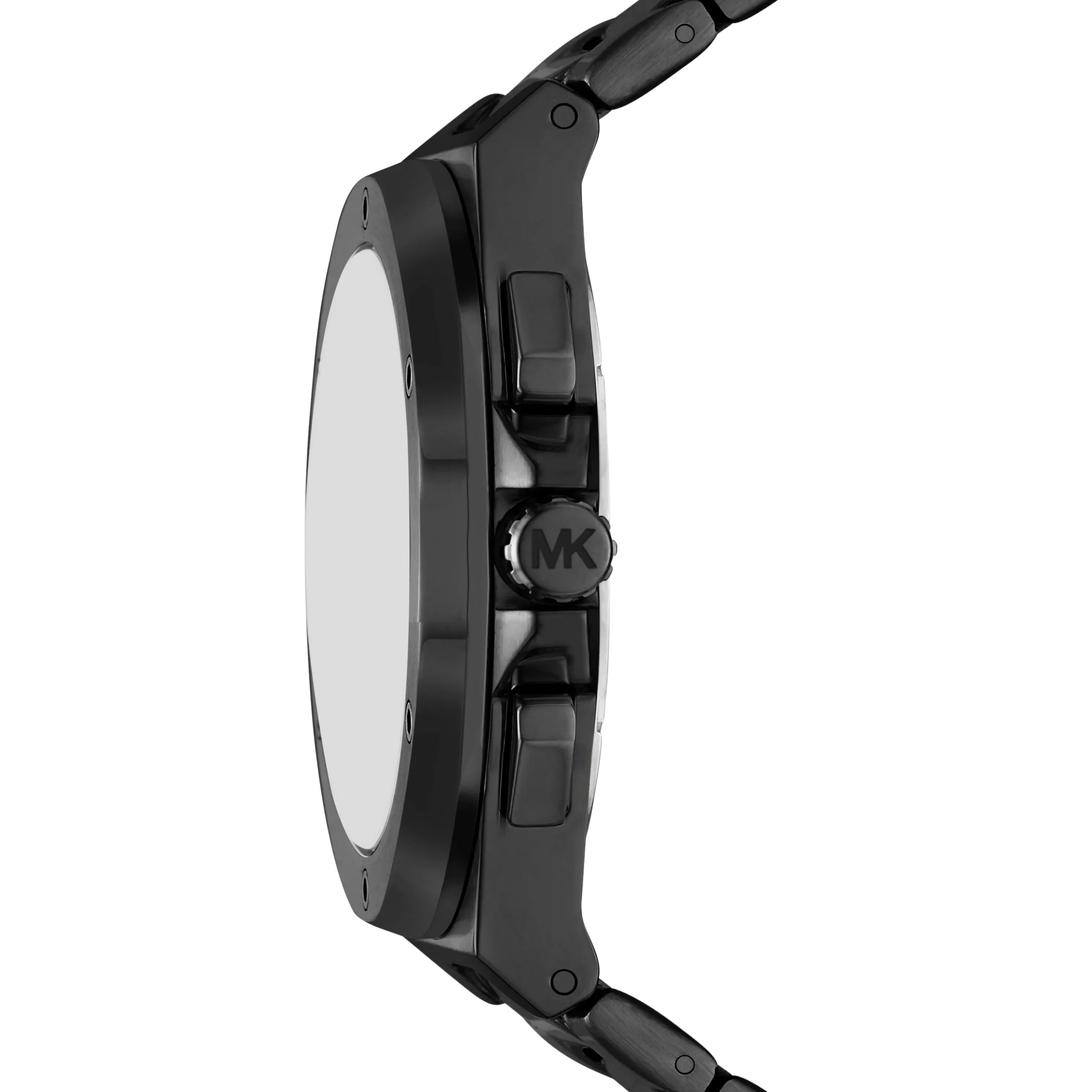 Michael Kors Men Oversized Lennox Black Tone Watch - Black