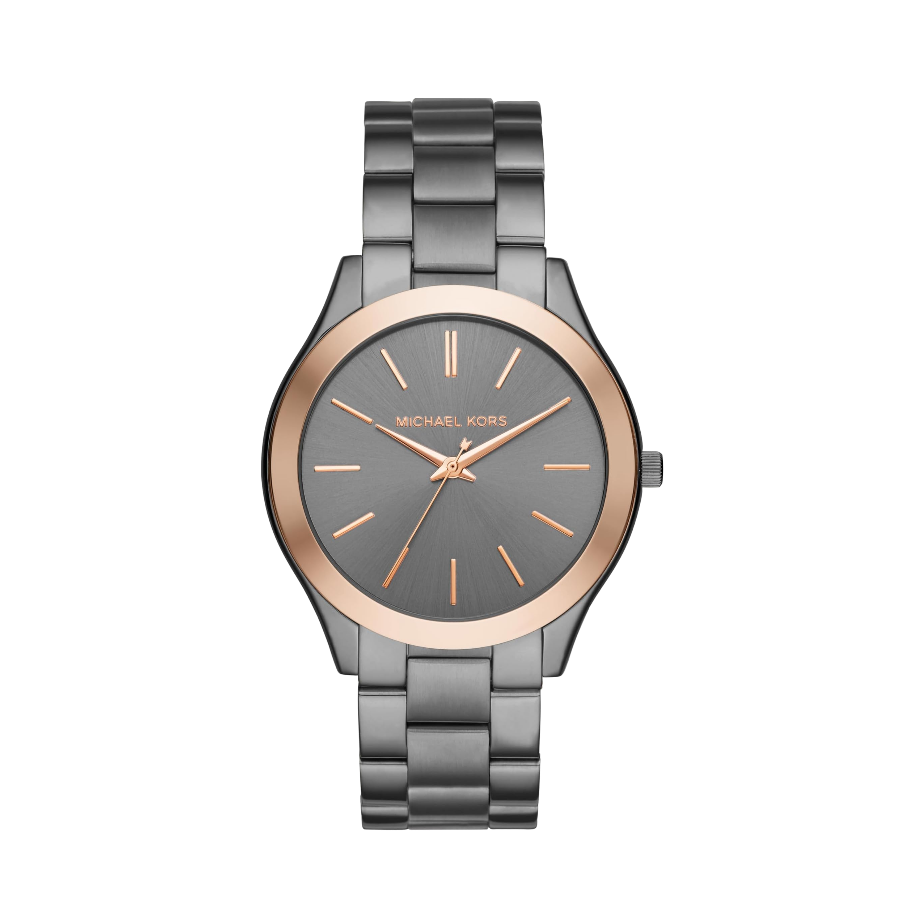 Michael Kors Men Oversized Slim Runway Watch - Gunmetal Rose gold