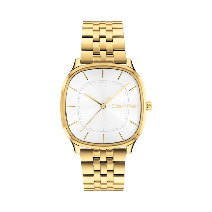 Calvin Klein Men CK Shape Watch - Gold Plated