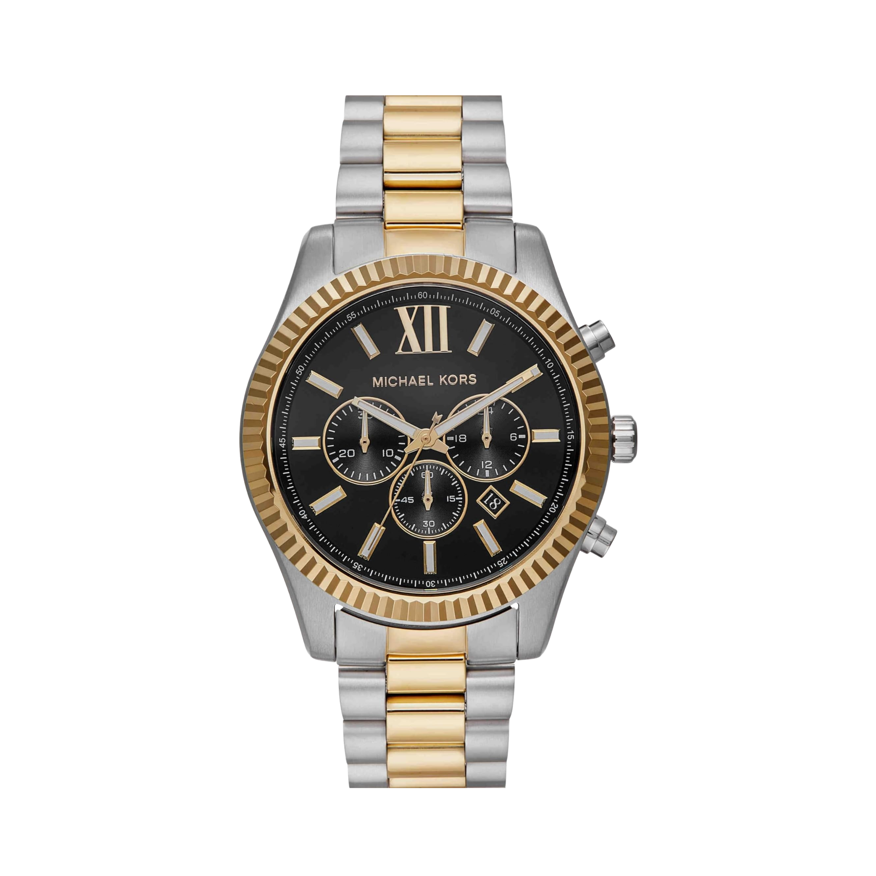 Michael Kors Men Lexington Stainless Steel Bracelet Watch - Two Tone