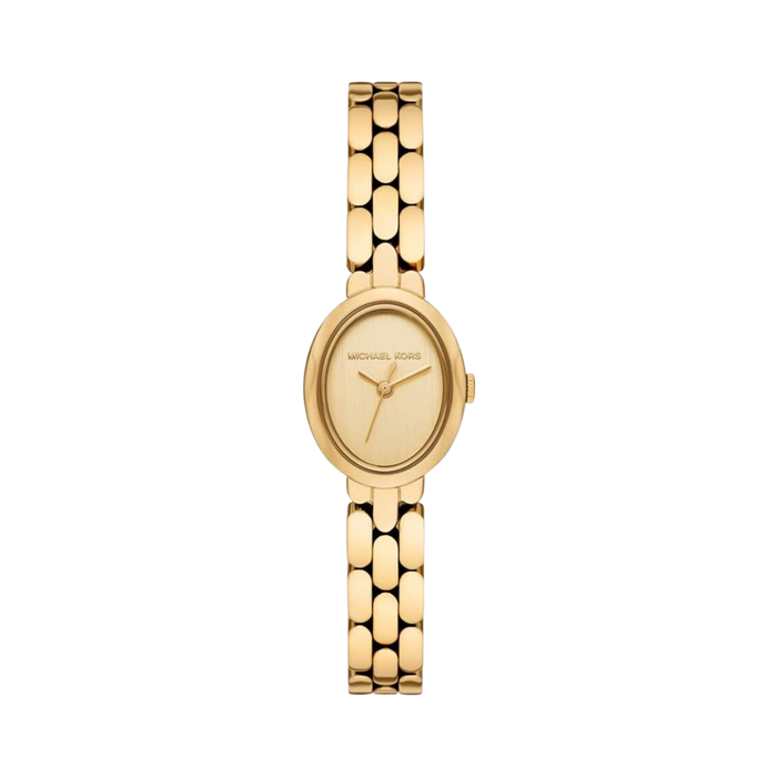 Michael Kors Women Petite Maude Watch - Gold Pill Link