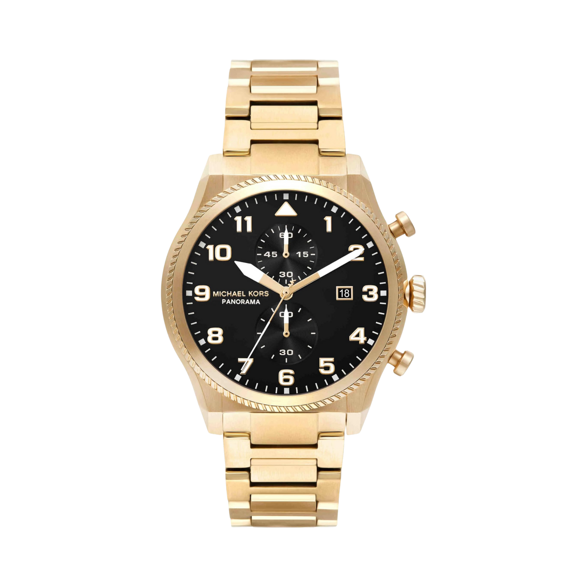 Michael Kors Men Panorama Stainless Steel Watch - Gold Bracelet