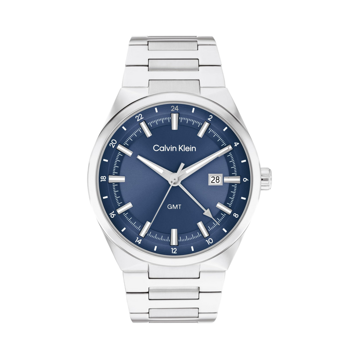 Calvin Klein Men Distinguish GMT Watch - Navy