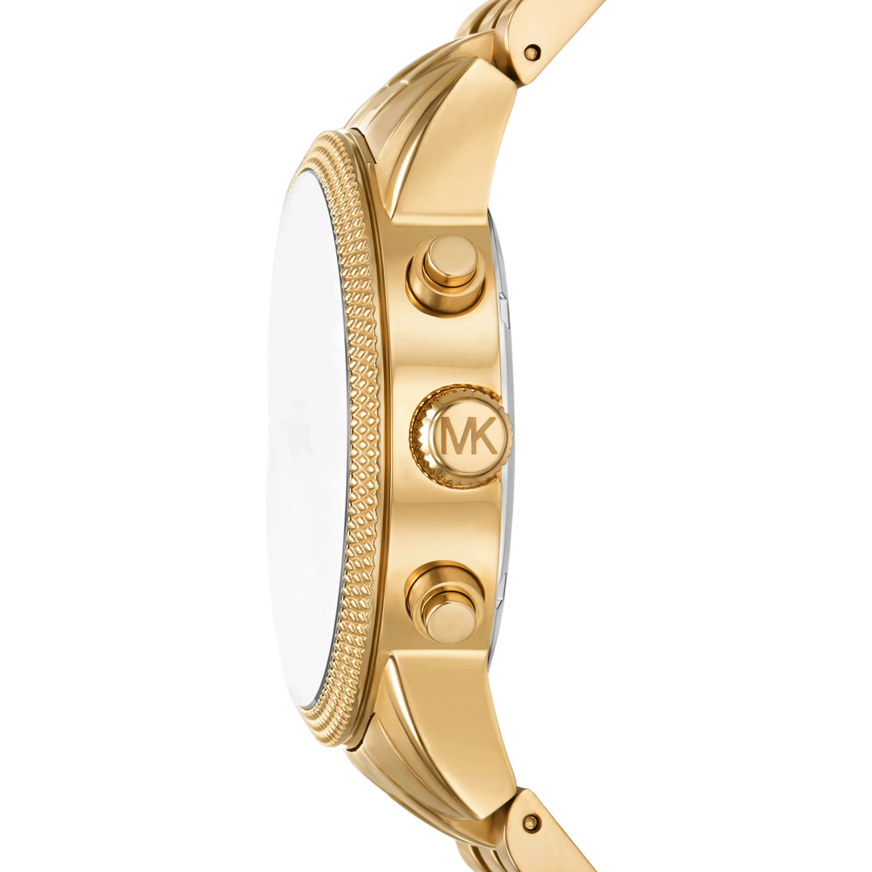 Michael Kors Men Oversized Hutton Gold Tone Watch - Gold