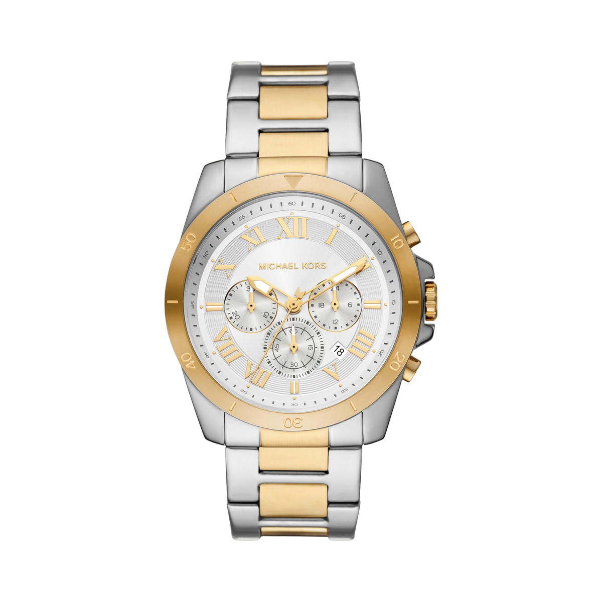 Michael Kors Men Ale Stainless Steel Watch - Two Tone