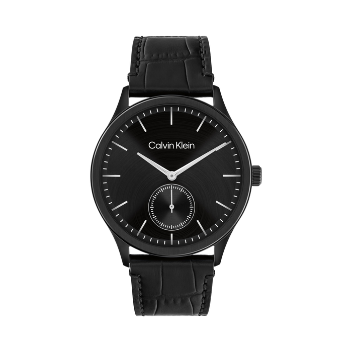 Calvin Klein Men Tailored Quartz Watch - Black
