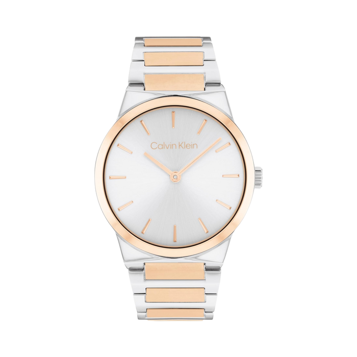 Calvin Klein Women Linear Elegance Watch - Rose Gold