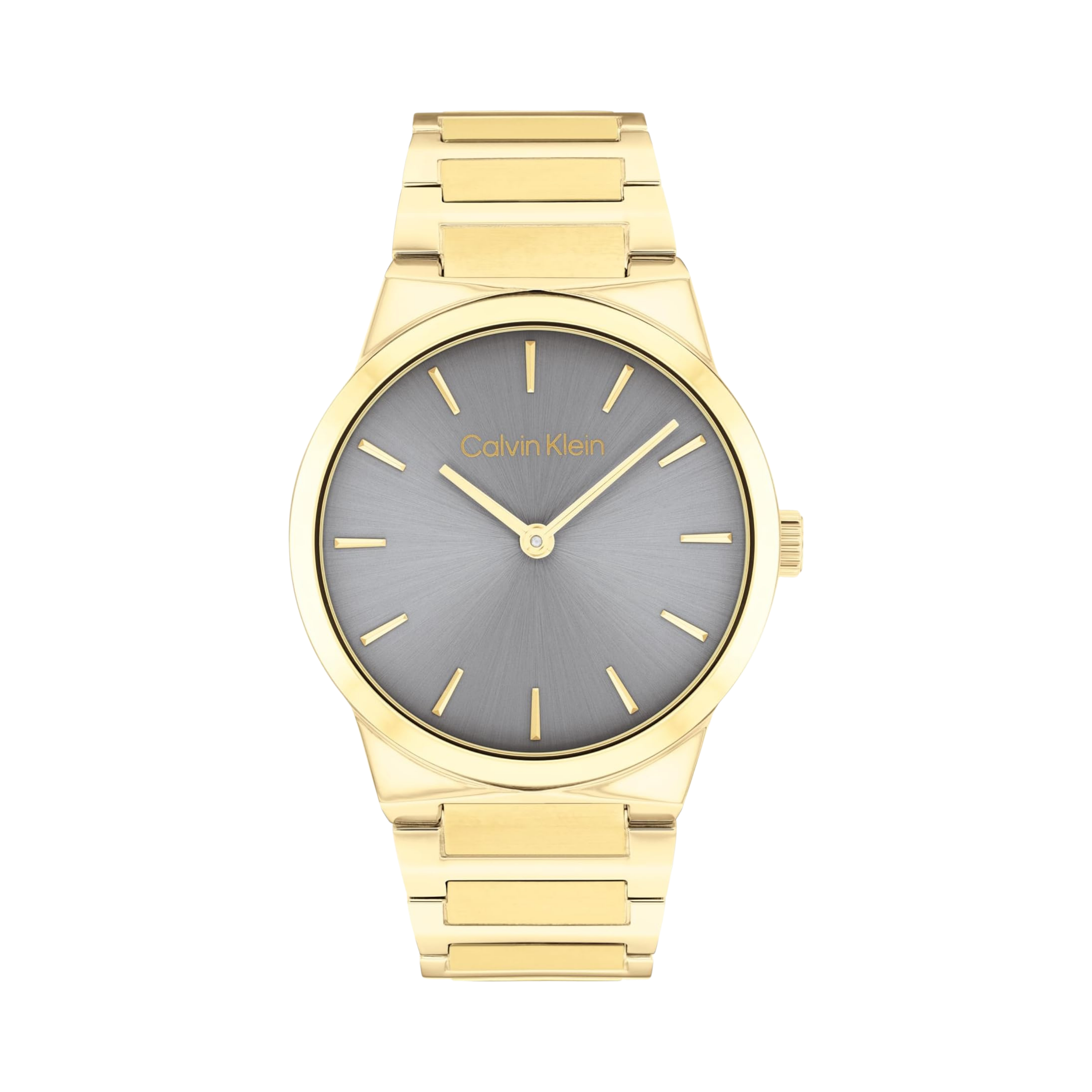 Calvin Klein Women Linear Elegance Watch - Gunmetal Gold