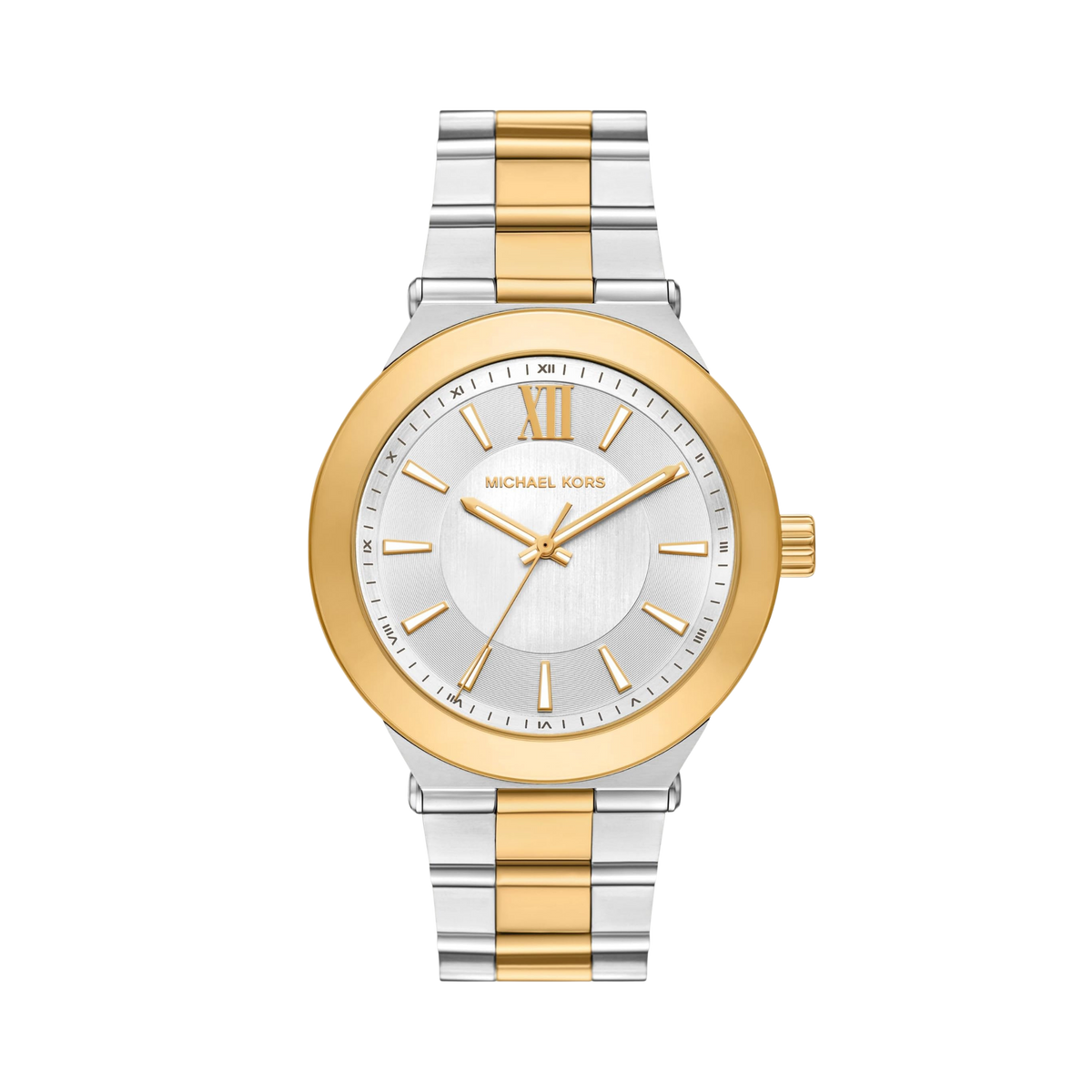 Michael Kors Men Billie Three Hand Stainless Steel Watch - Two Tone